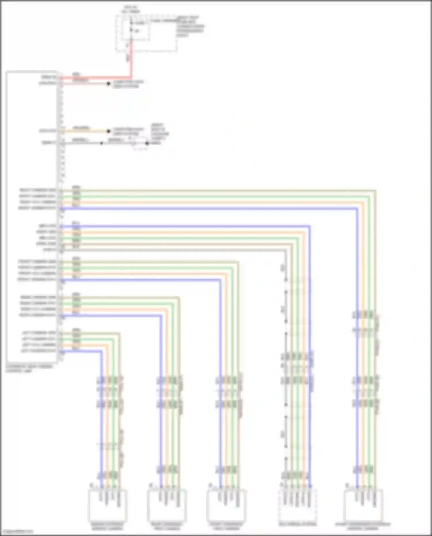 Wiring diagram computer data lines system for Porsche Panamera 4S 971 (2016-2020) (49 of 136)