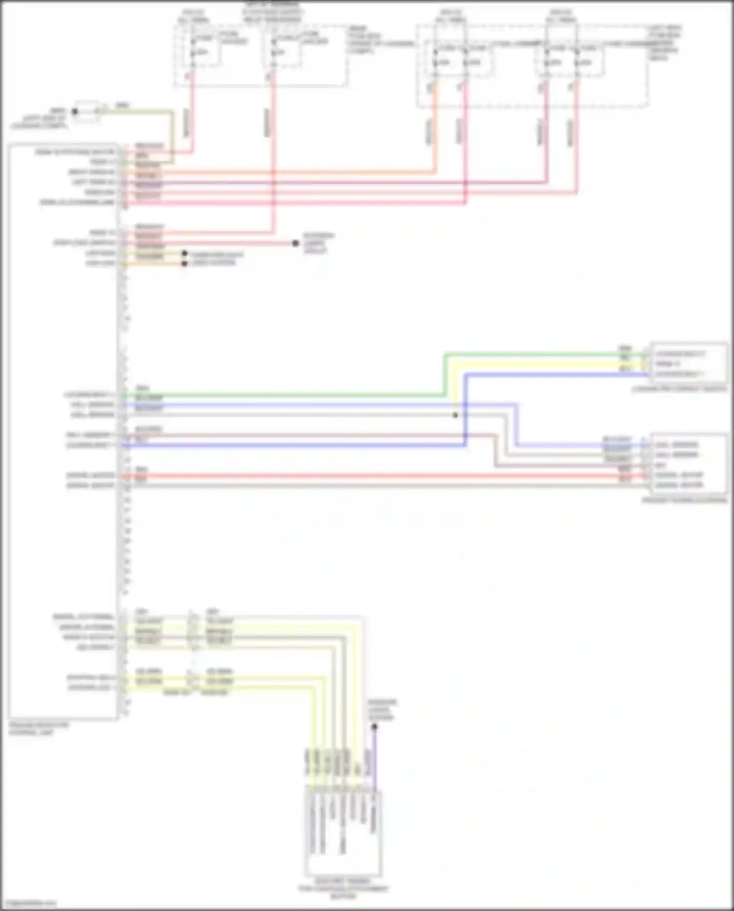 Wiring diagram computer data lines system for Porsche Panamera 4S 971 (2016-2020) (70 of 136)