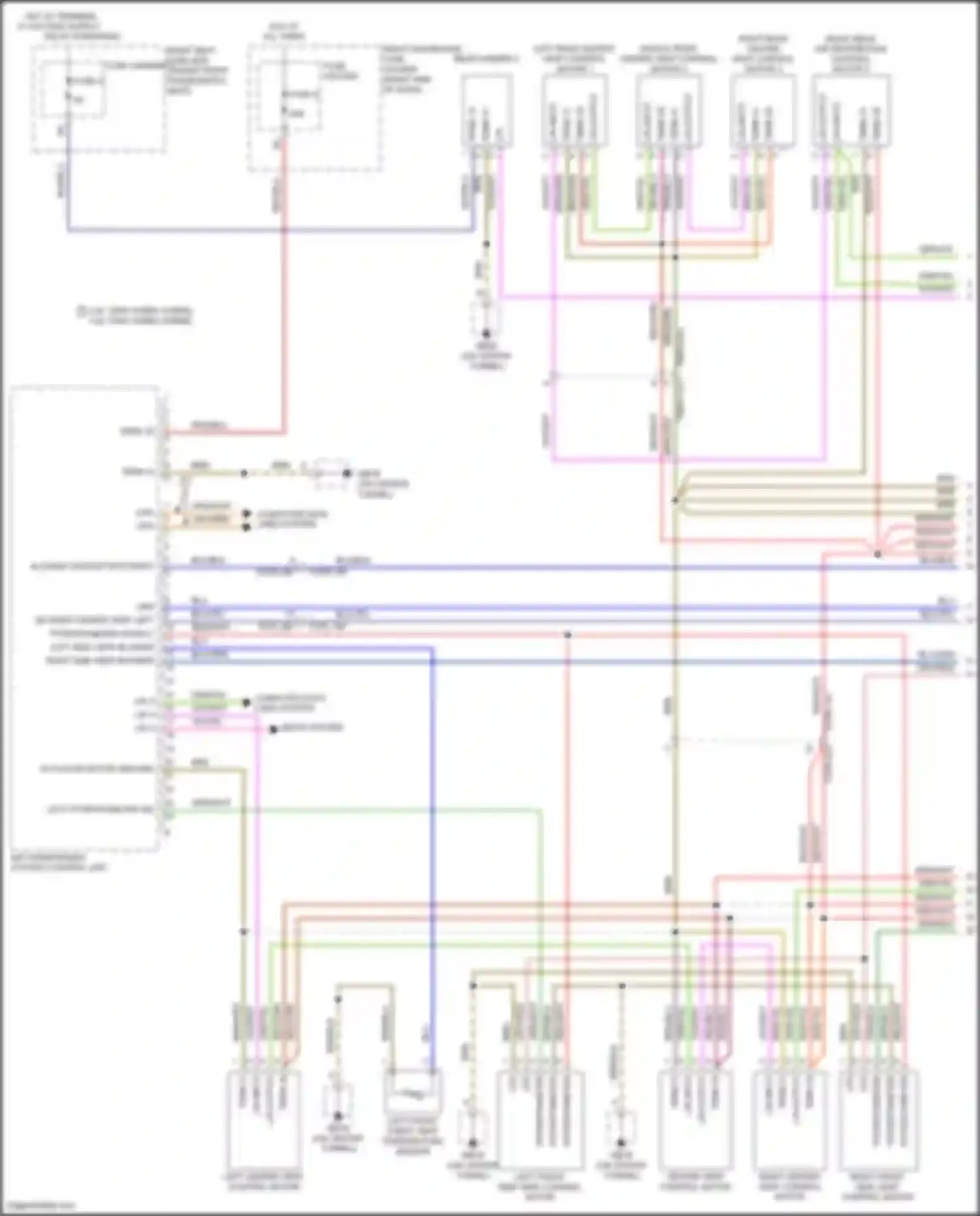 Wiring diagram computer data lines system for Porsche Panamera 4S 971 (2016-2020) (81 of 136)