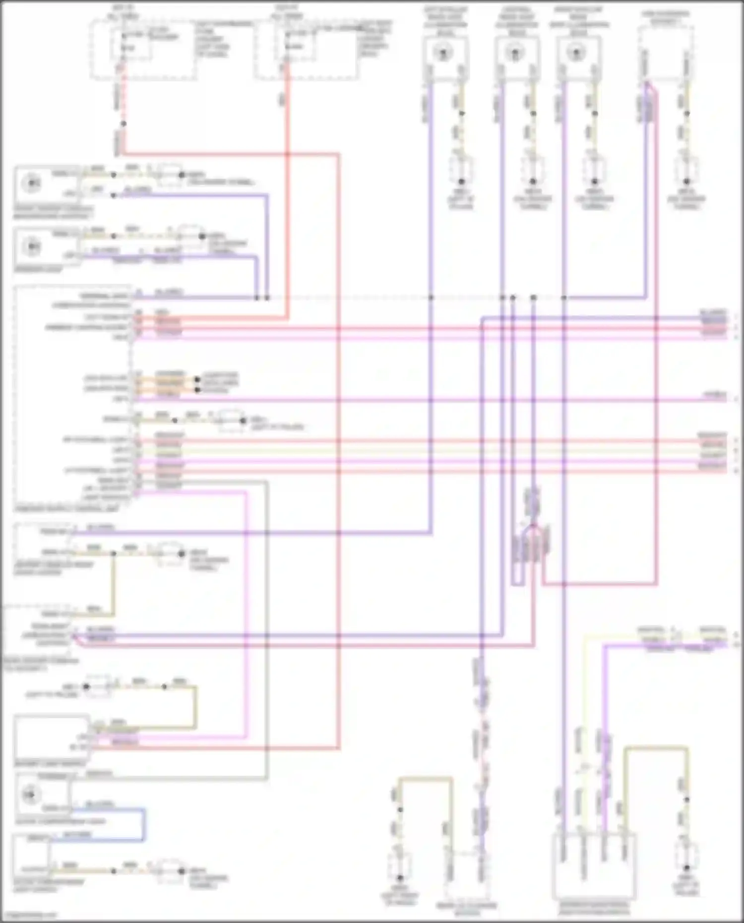 Wiring diagram computer data lines system for Porsche Panamera 4S 971 (2016-2020) (86 of 136)
