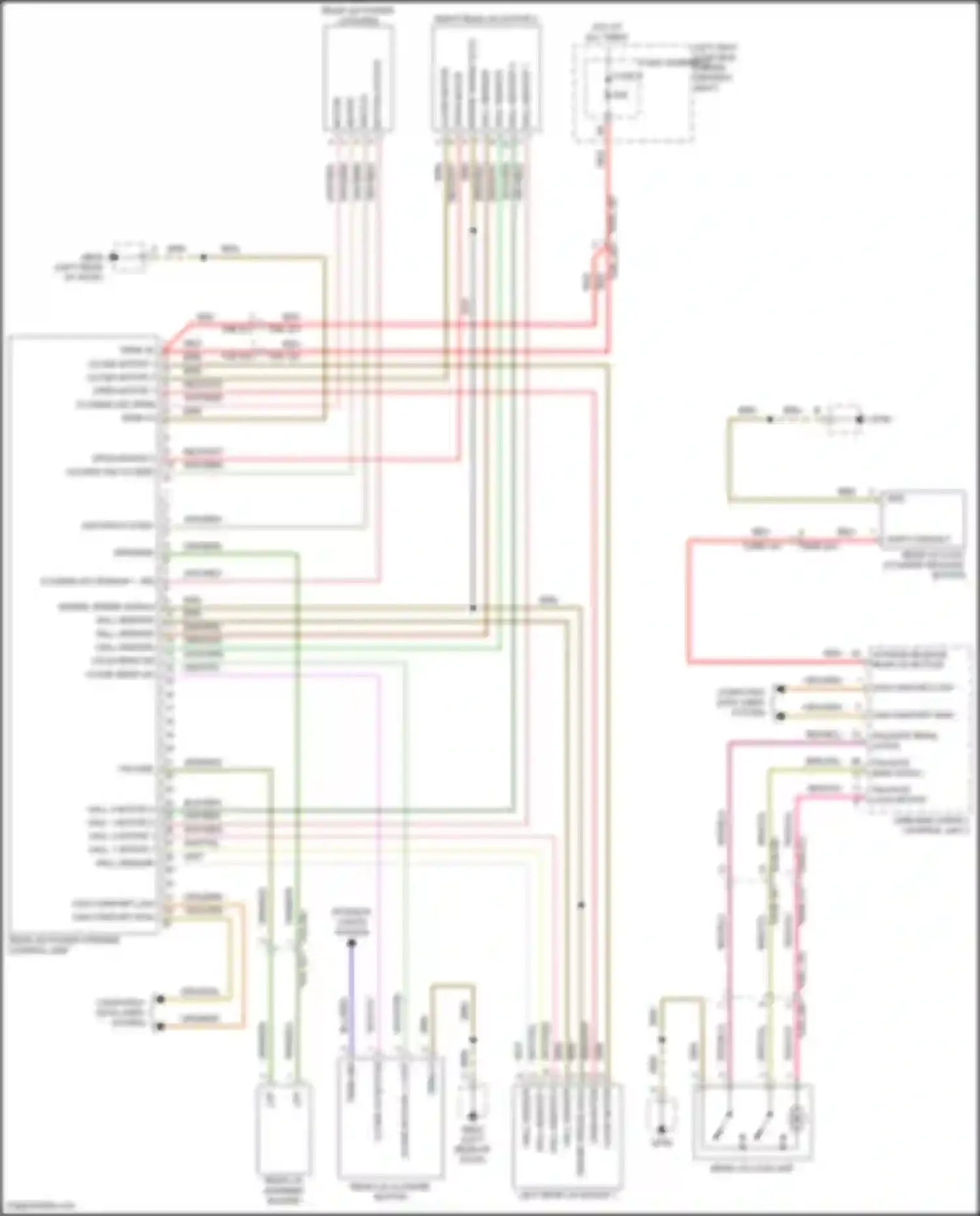 Wiring diagram computer data lines system for Porsche Panamera 4S 971 (2016-2020) (99 of 136)