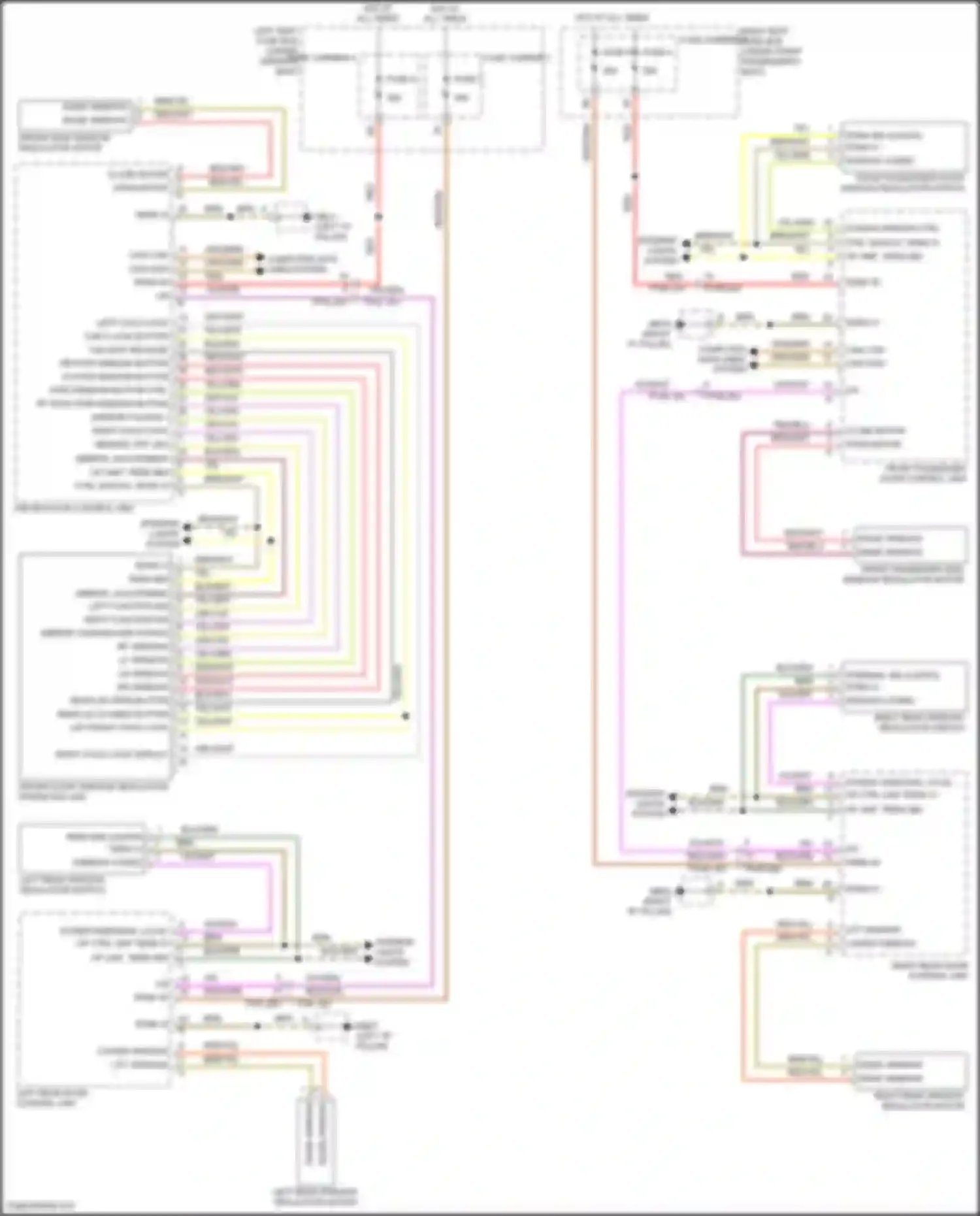Wiring diagram ctrl switch, term 31 for Porsche Panamera 4S 971 (2016-2020) (3 of 3)