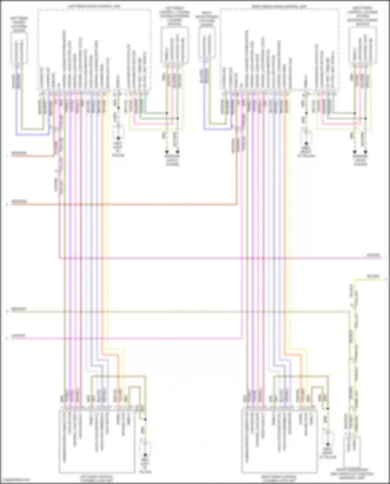 Wiring diagram function ind for Porsche Panamera 4S 971 (2016-2020) (2 of 12)