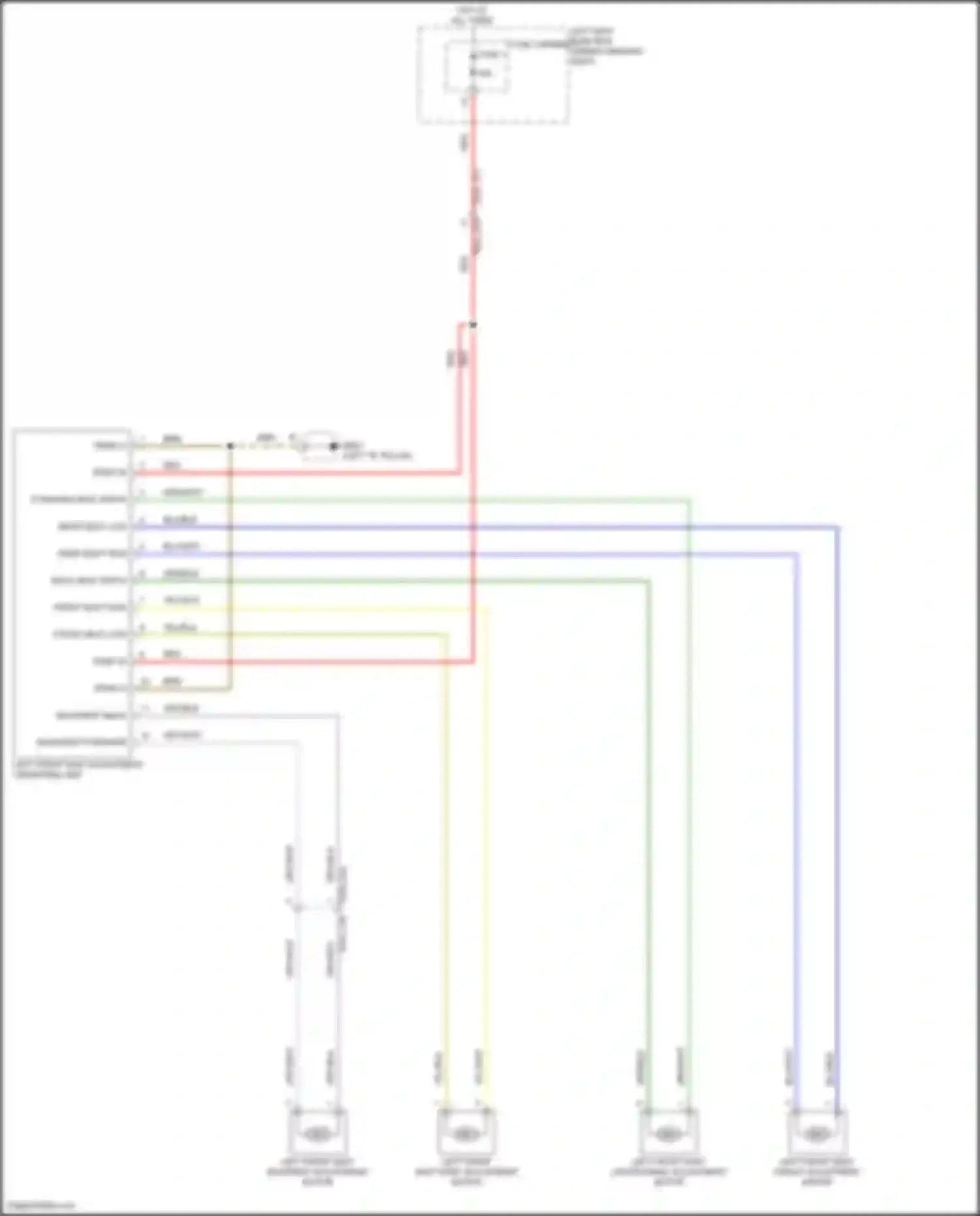 Wiring diagram fuse 1 for Porsche Panamera 4S 971 (2016-2020) (13 of 29)