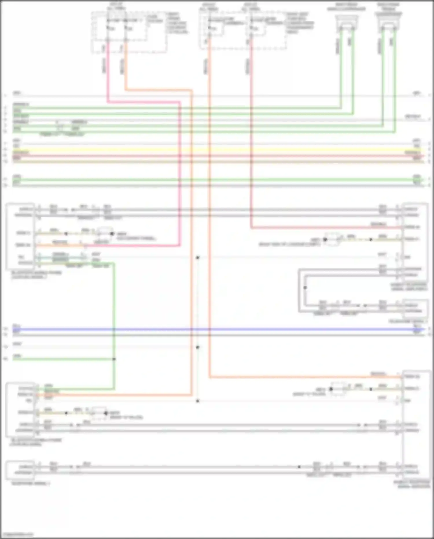 Wiring diagram fuse carrier 7 for Porsche Panamera 4S 971 (2016-2020) (4 of 25)
