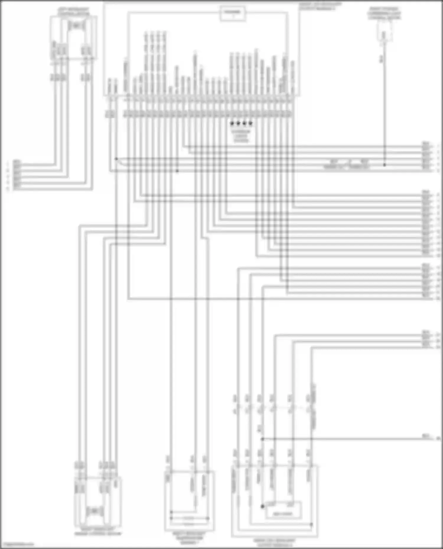 Wiring diagram gnd sensors for Porsche Panamera 4S 971 (2016-2020) (2 of 2)
