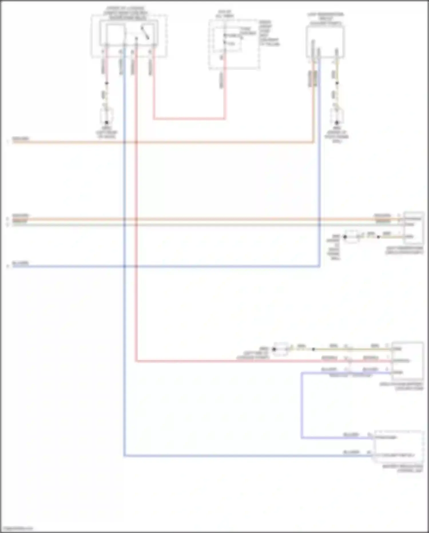 Wiring diagram high-temperature circulation pump 2 for Porsche Panamera 4S 971 (2016-2020) (3 of 3)