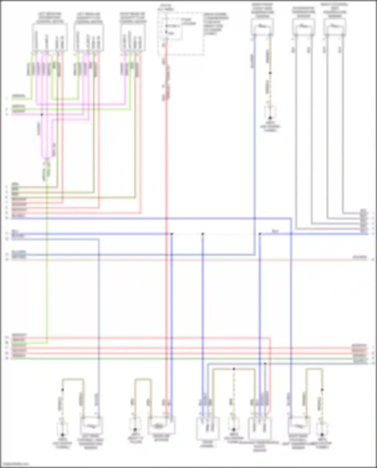 Wiring diagram lin output for Porsche Panamera 4S 971 (2016-2020) (4 of 8)