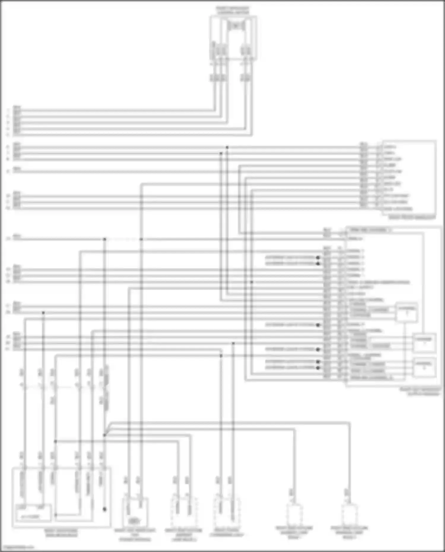 Wiring diagram signal 2 for Porsche Panamera 4S 971 (2016-2020) (3 of 8)