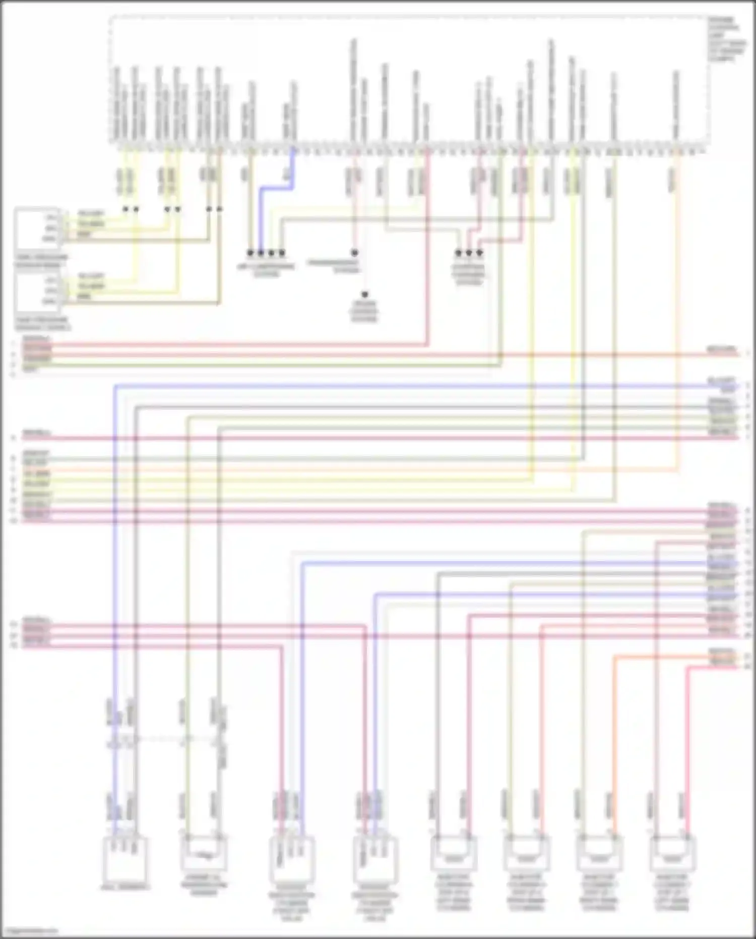 Wiring diagram starting/ charging system for Porsche Panamera 4S 971 (2016-2020) (4 of 5)