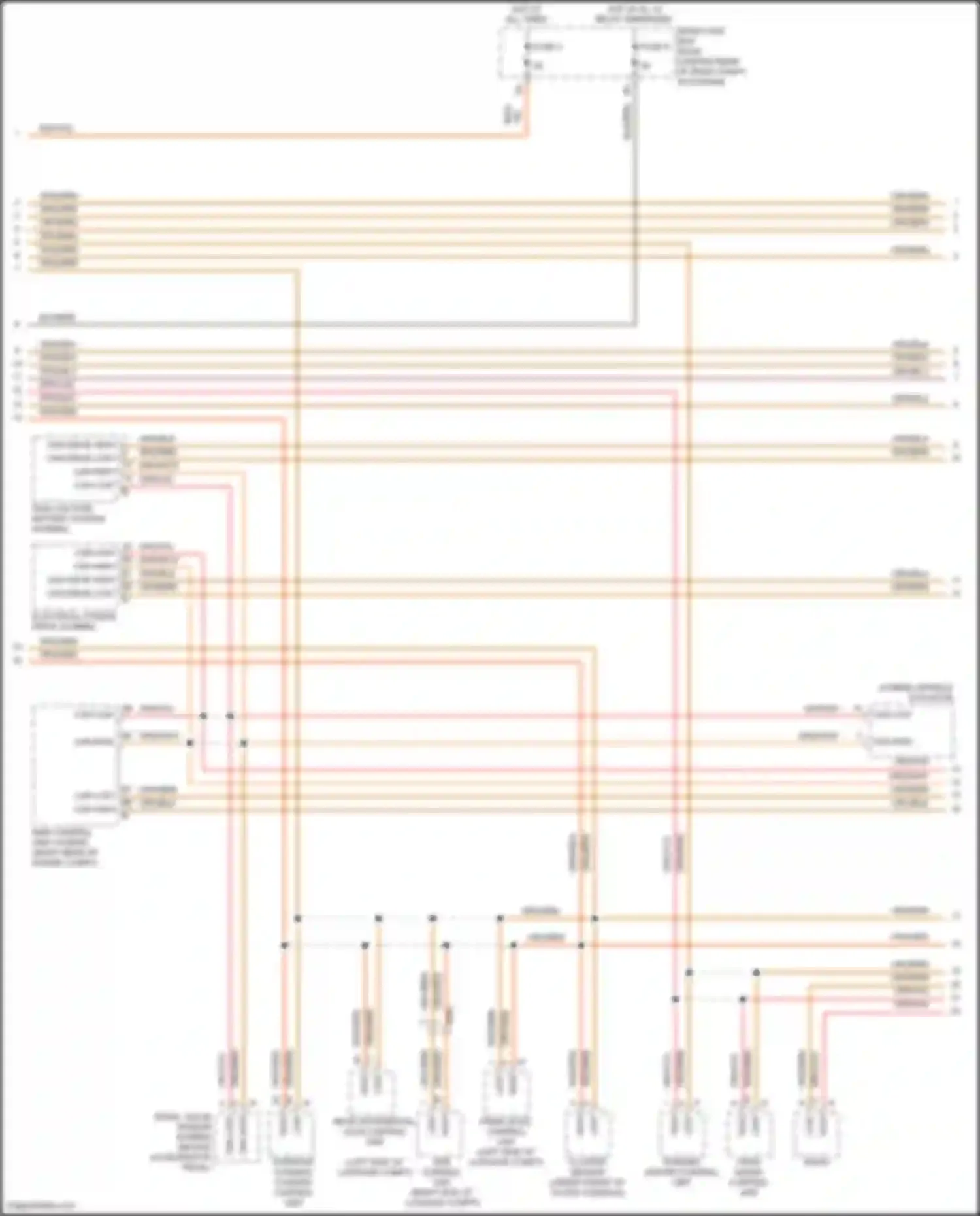 Panamera GTS Porsche 970 facelift (2013-2016): Computer data lines circuit (2 of 3)