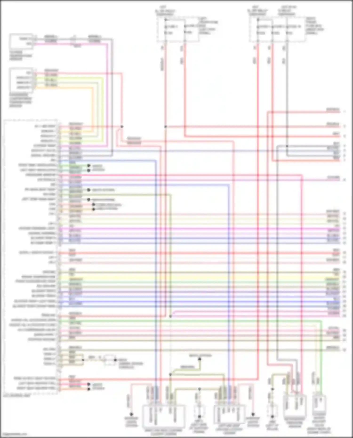 Wiring diagram a/c control unit for Porsche Panamera GTS 970 facelift (2013-2016) (11 of 16)