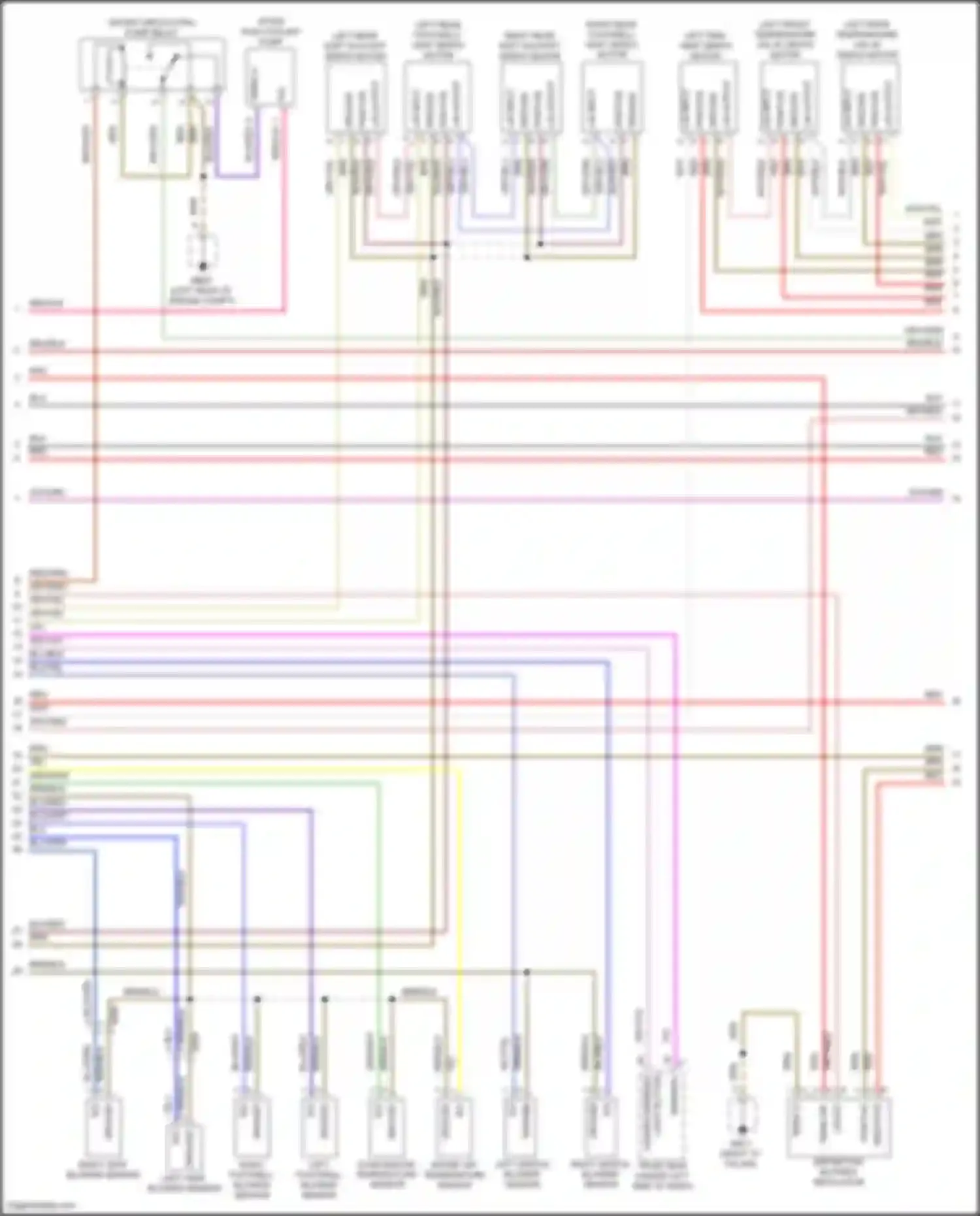 Wiring diagram after-run coolant pump for Porsche Panamera GTS 970 facelift (2013-2016) (1 of 7)