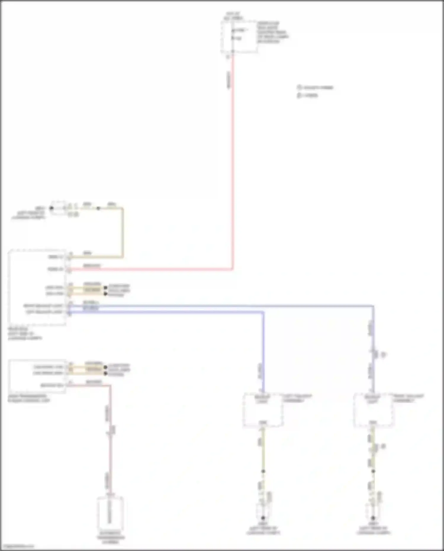 Wiring diagram backup sig for Porsche Panamera GTS 970 facelift (2013-2016) (1 of 1)
