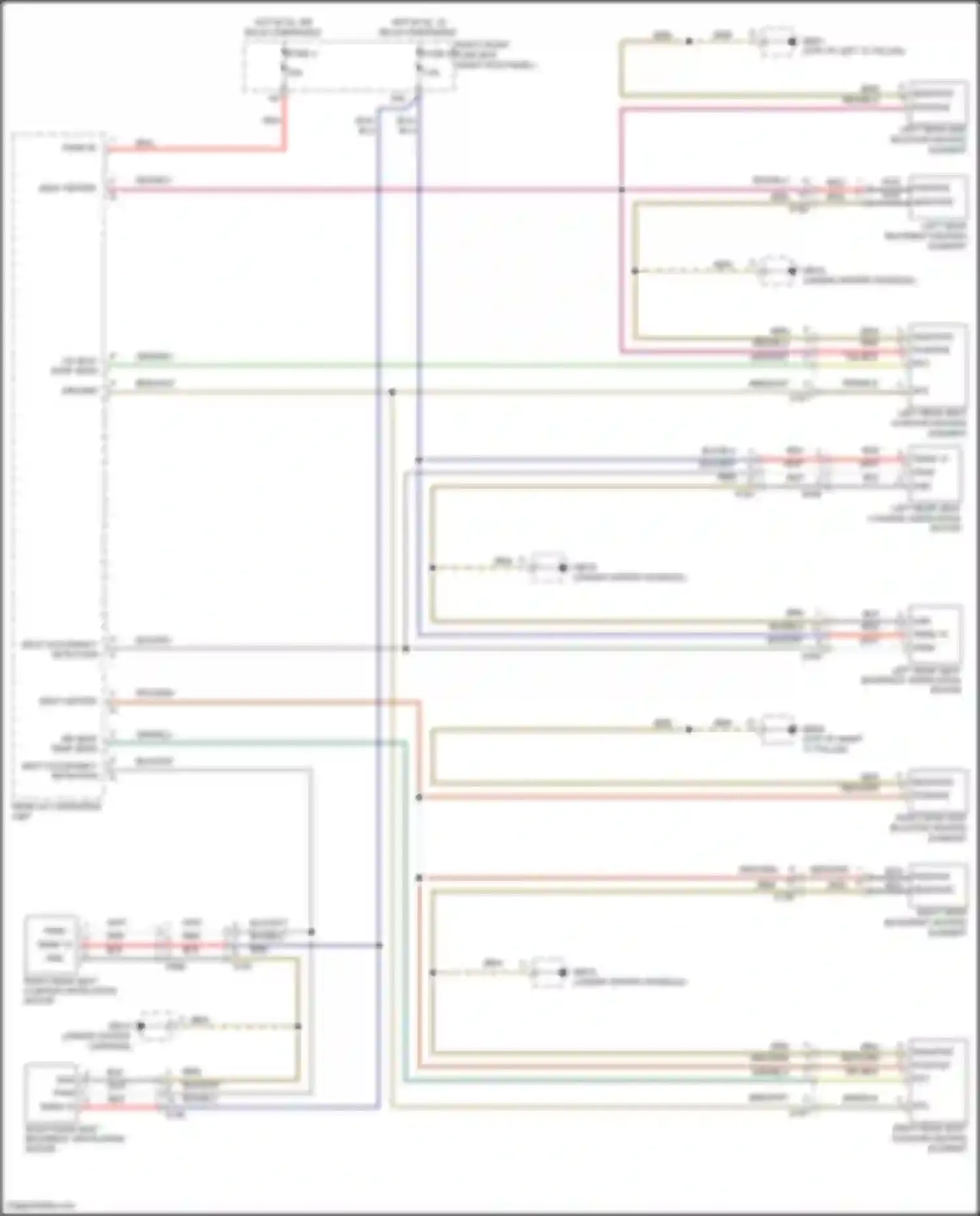 Wiring diagram blk/wht for Porsche Panamera GTS 970 facelift (2013-2016) (8 of 23)