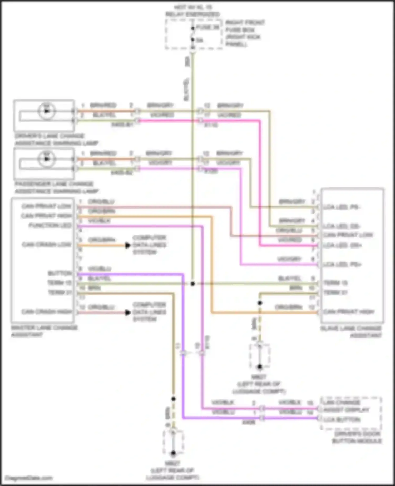 Wiring diagram can crash low for Porsche Panamera GTS 970 facelift (2013-2016) (9 of 9)