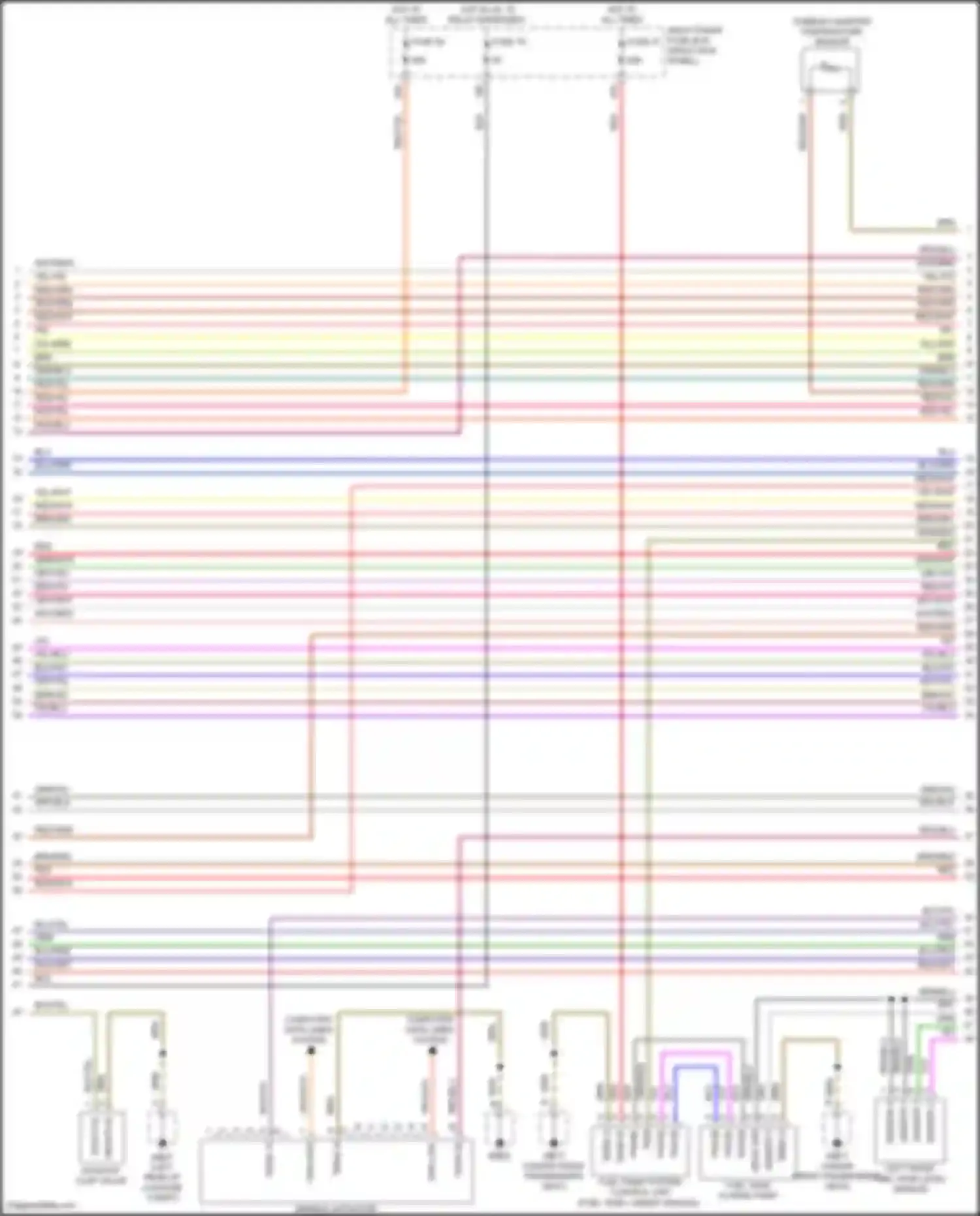 Wiring diagram carbon canister temperature sensor for Porsche Panamera GTS 970 facelift (2013-2016) (1 of 1)