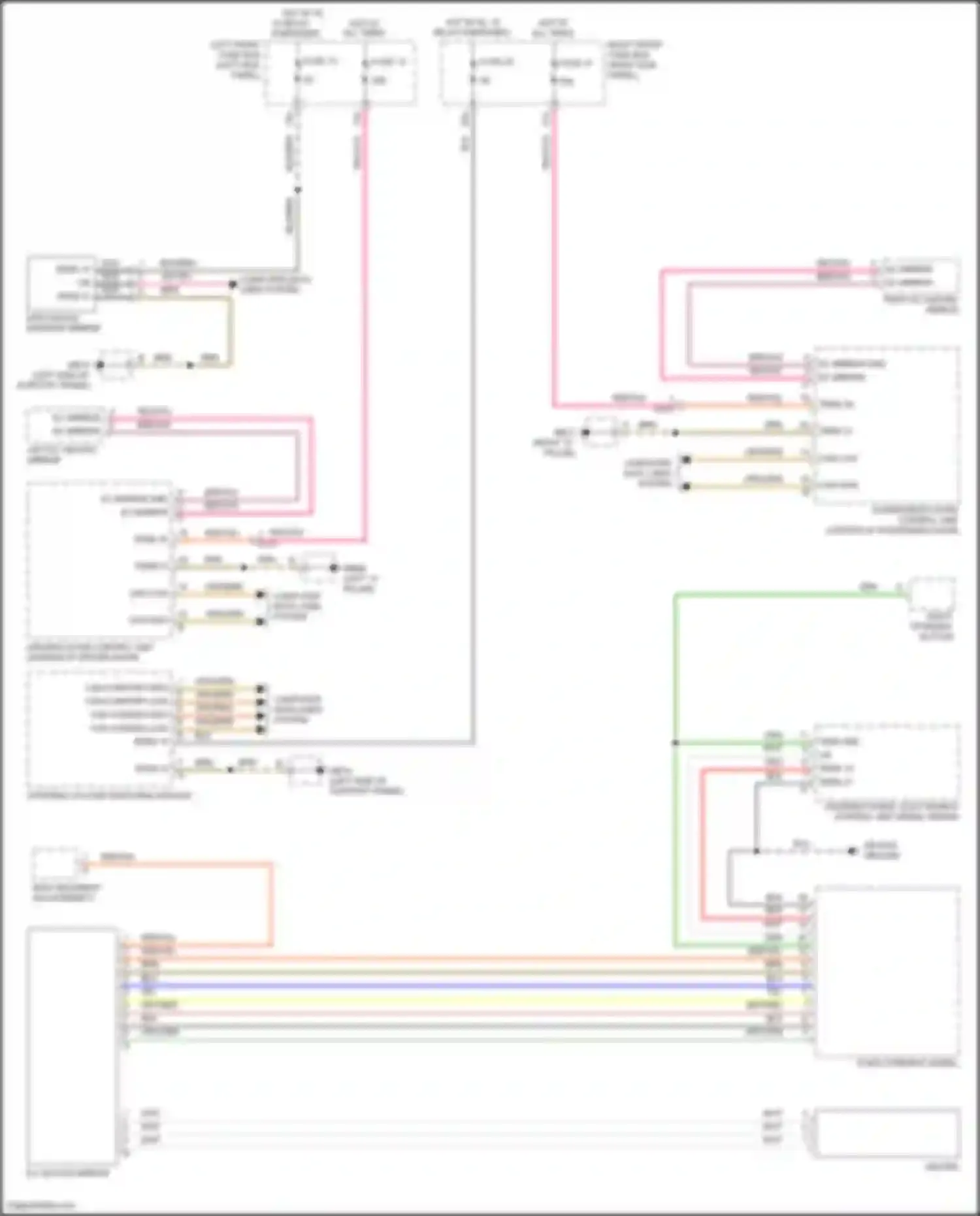 Wiring diagram computer data lines system for Porsche Panamera GTS 970 facelift (2013-2016) (32 of 97)