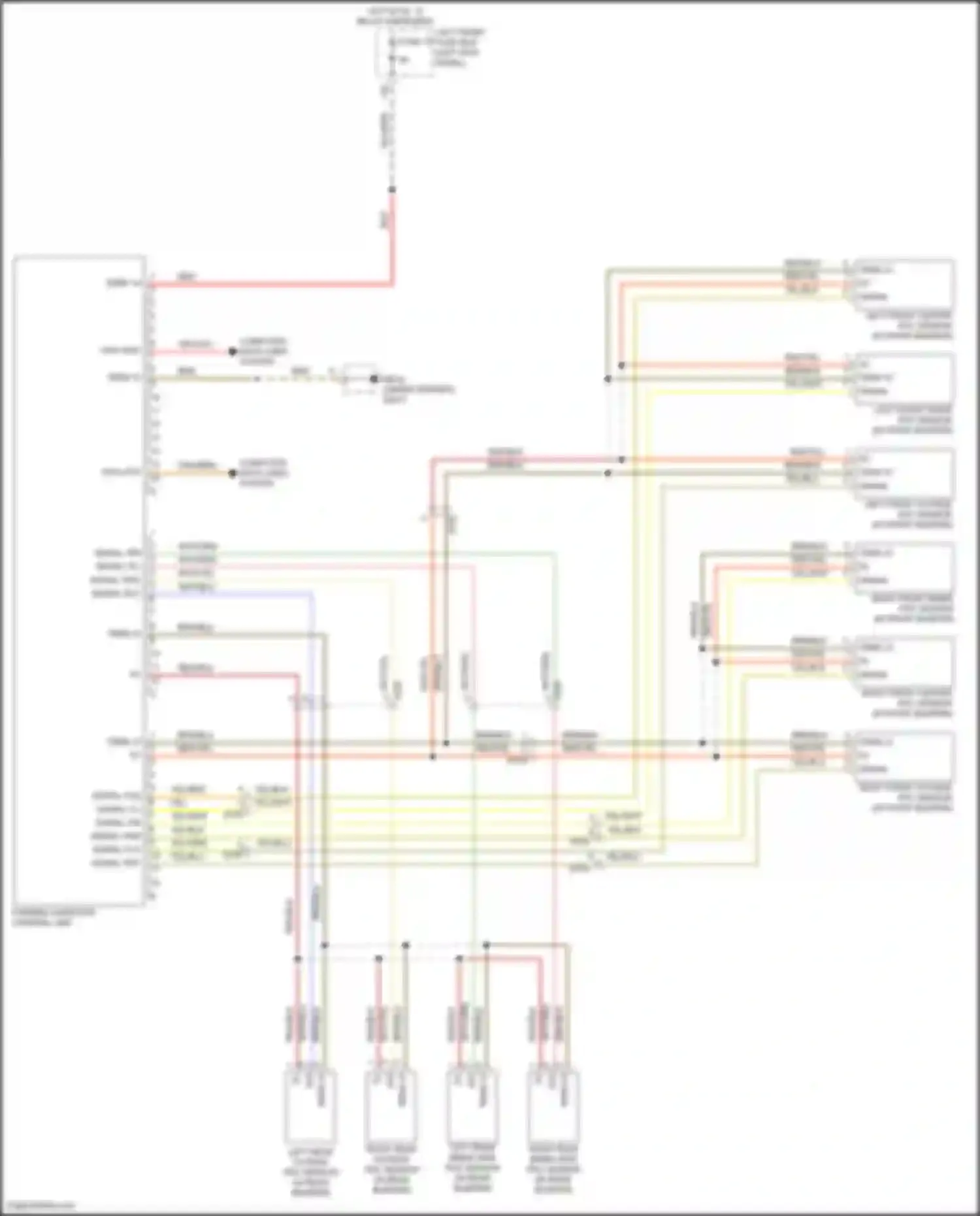 Wiring diagram computer data lines system for Porsche Panamera GTS 970 facelift (2013-2016) (79 of 97)