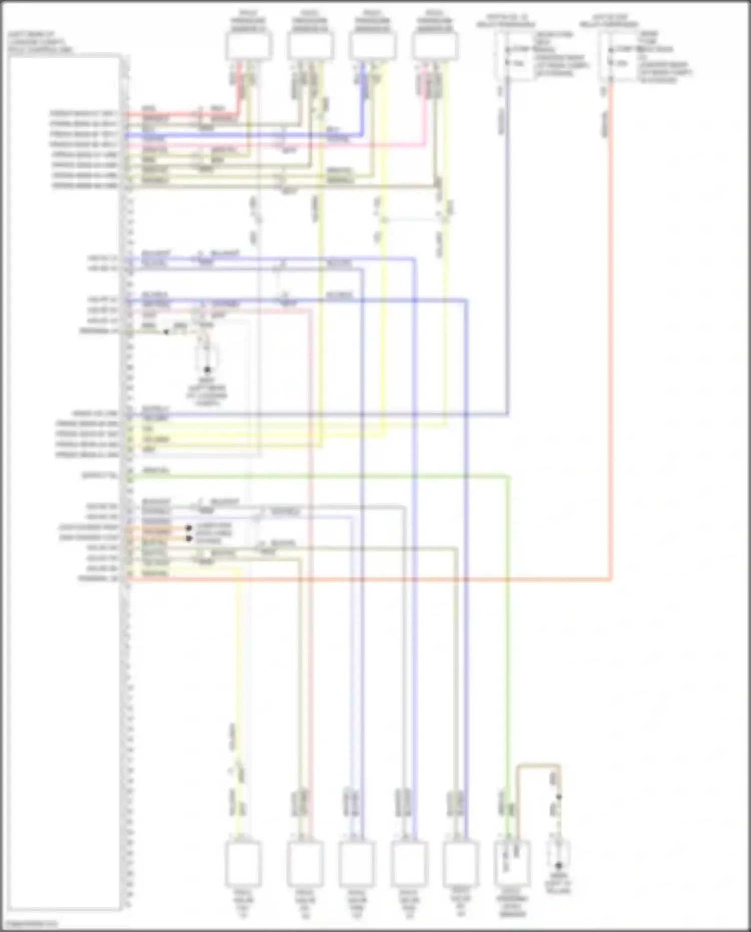 Wiring diagram computer data lines system for Porsche Panamera GTS 970 facelift (2013-2016) (42 of 97)