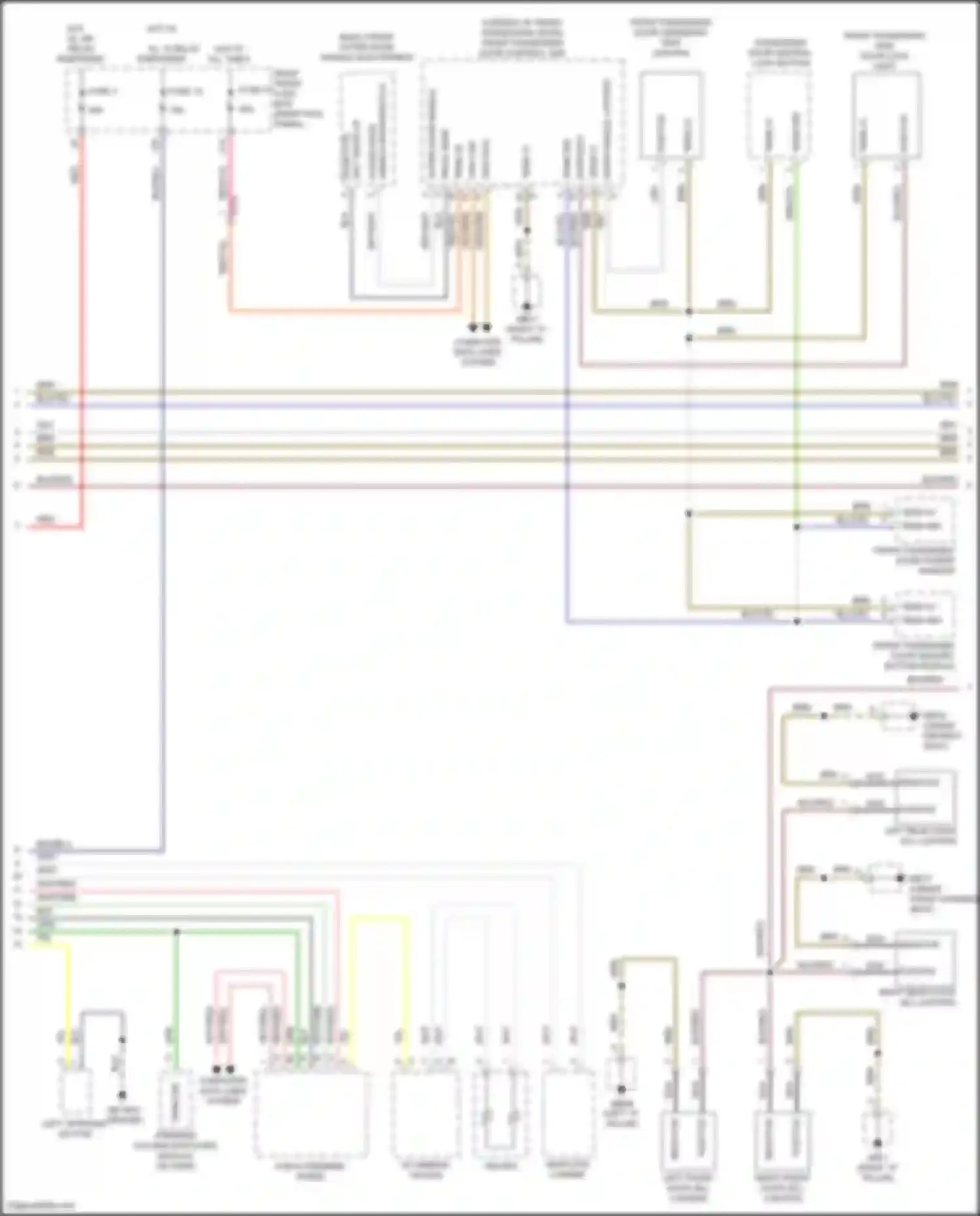 Wiring diagram computer data lines system for Porsche Panamera GTS 970 facelift (2013-2016) (35 of 97)