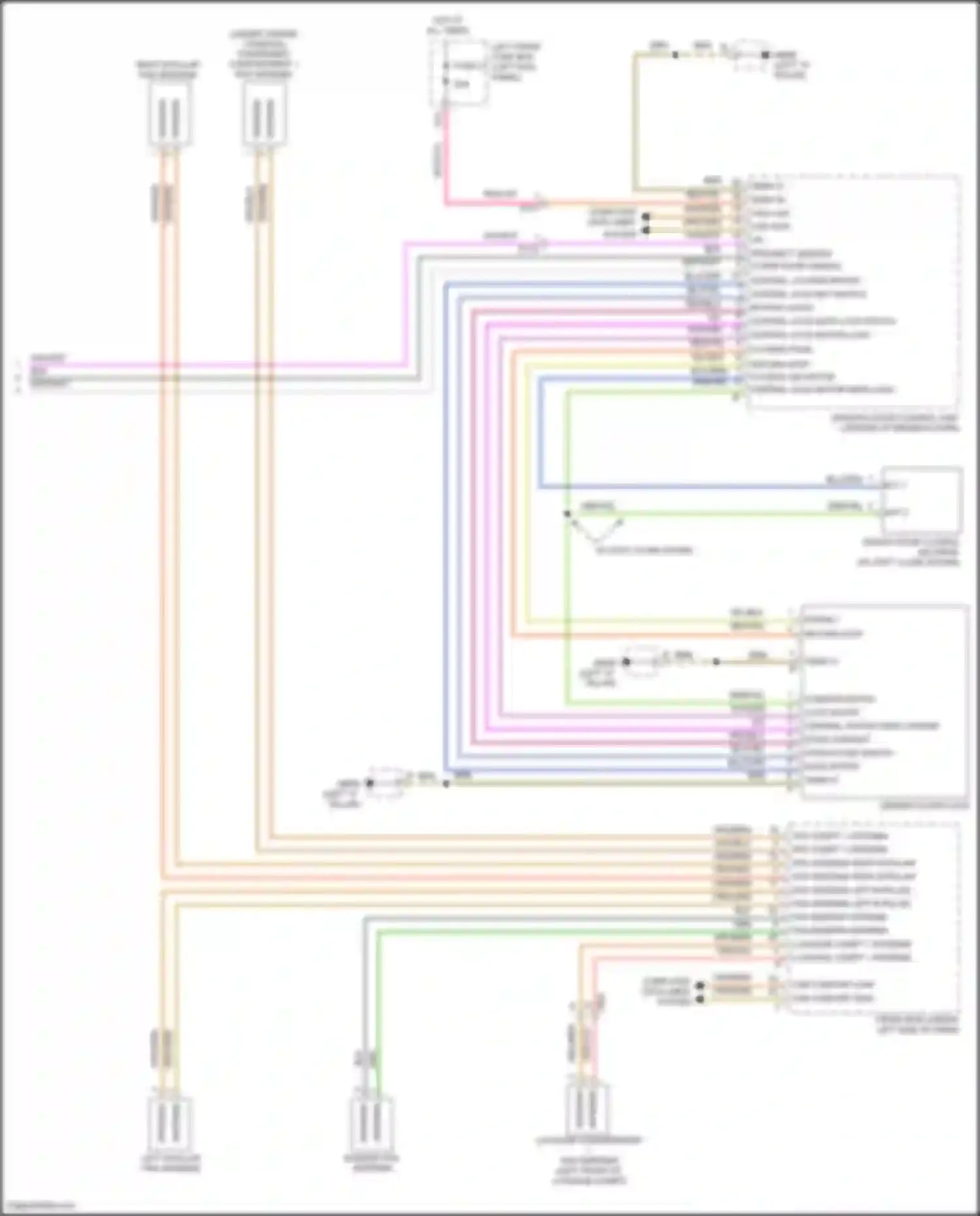 Wiring diagram computer data lines system for Porsche Panamera GTS 970 facelift (2013-2016) (93 of 97)