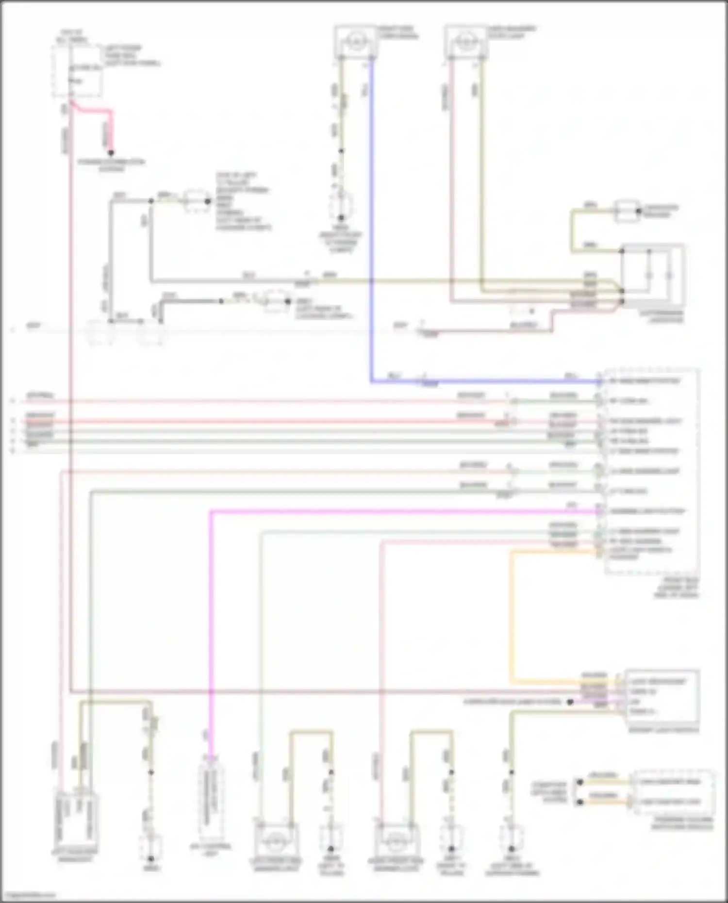 Wiring diagram computer data lines system for Porsche Panamera GTS 970 facelift (2013-2016) (57 of 97)