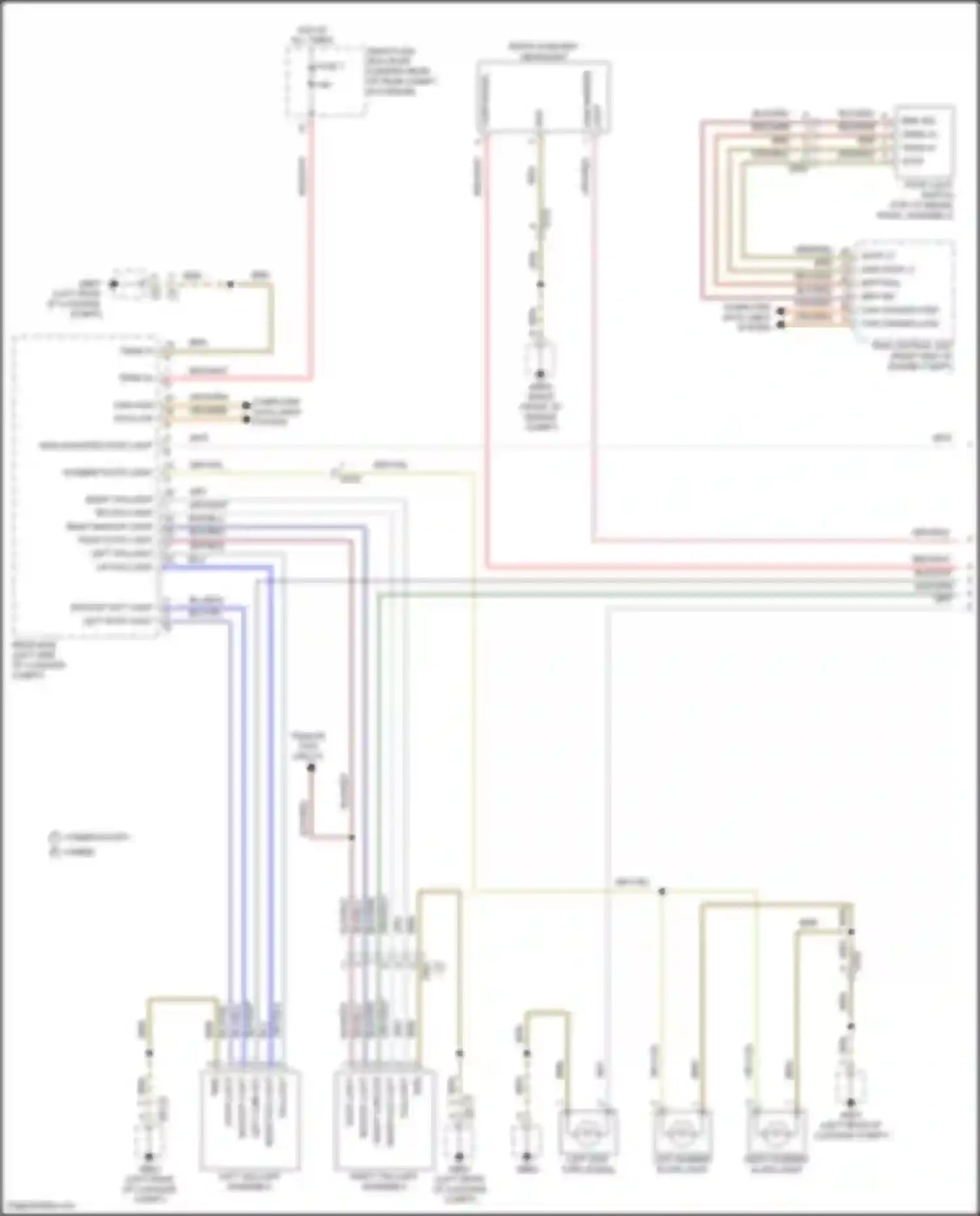 Wiring diagram computer data lines system for Porsche Panamera GTS 970 facelift (2013-2016) (56 of 97)