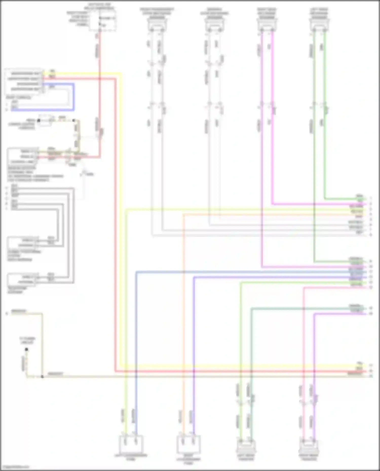 Wiring diagram control line for Porsche Panamera GTS 970 facelift (2013-2016) (3 of 13)