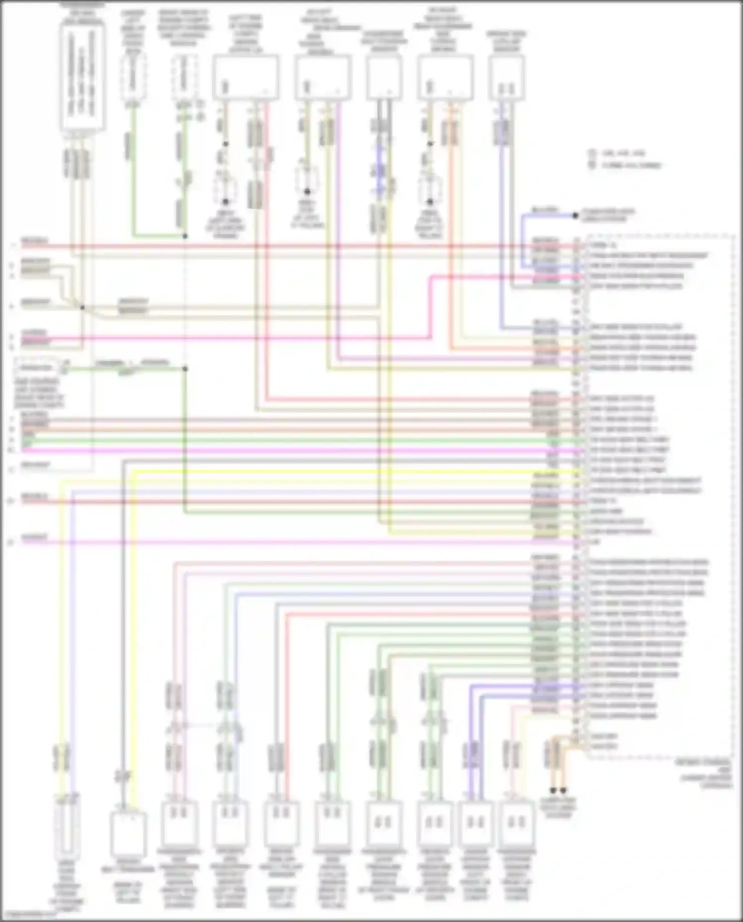 Wiring diagram ctrl unit 2 redundancy for Porsche Panamera GTS 970 facelift (2013-2016) (1 of 1)