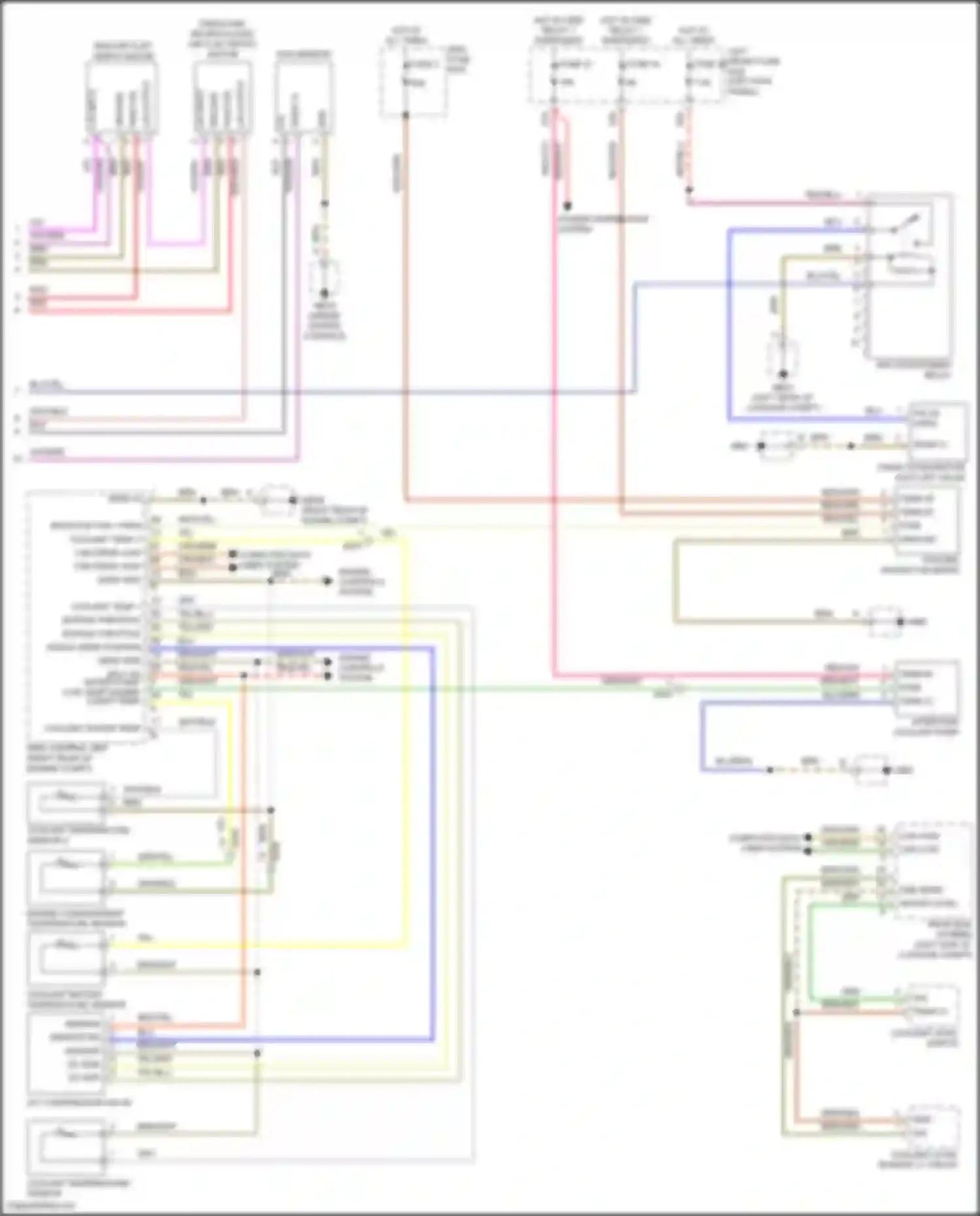 Wiring diagram engine controls system for Porsche Panamera GTS 970 facelift (2013-2016) (3 of 8)