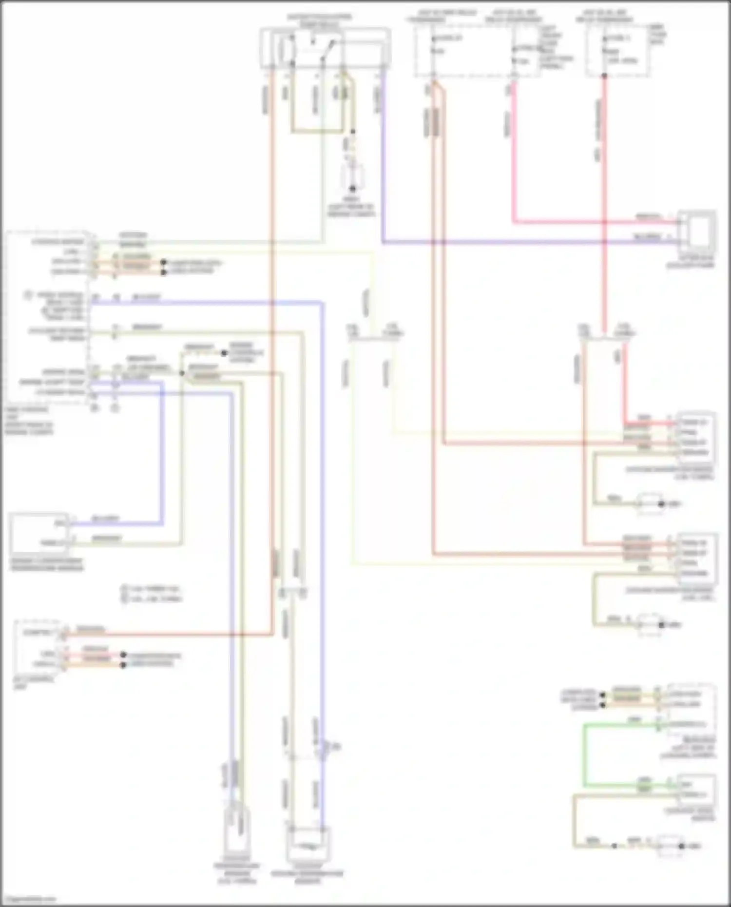 Wiring diagram fixed vehicle sens 1 gnd temp pad sens 1 gnd for Porsche Panamera GTS 970 facelift (2013-2016) (1 of 1)