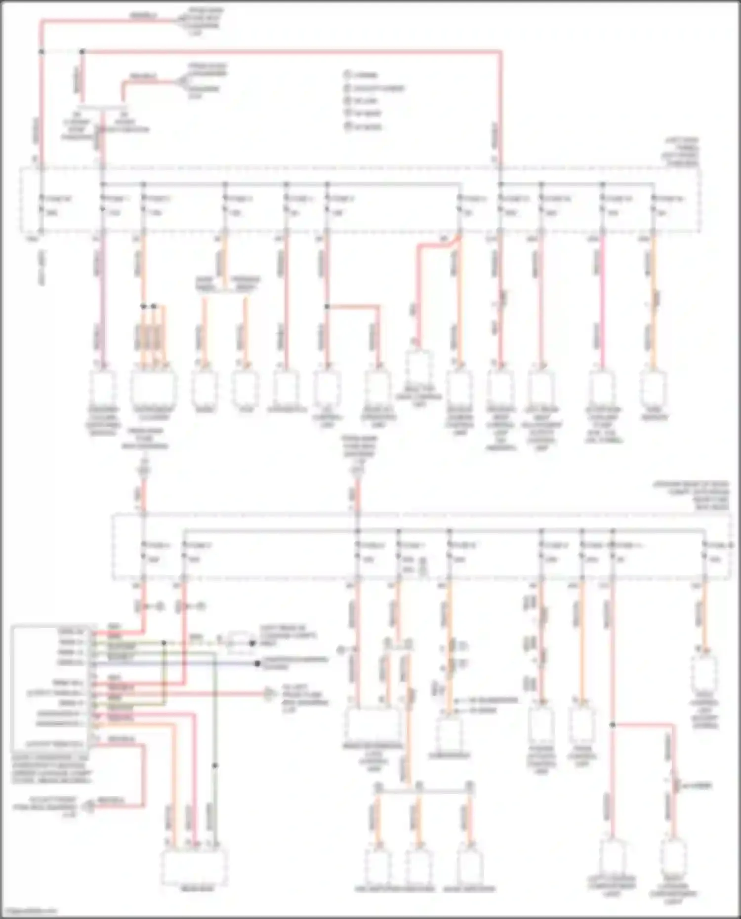 Wiring diagram fuse 6 for Porsche Panamera GTS 970 facelift (2013-2016) (3 of 8)