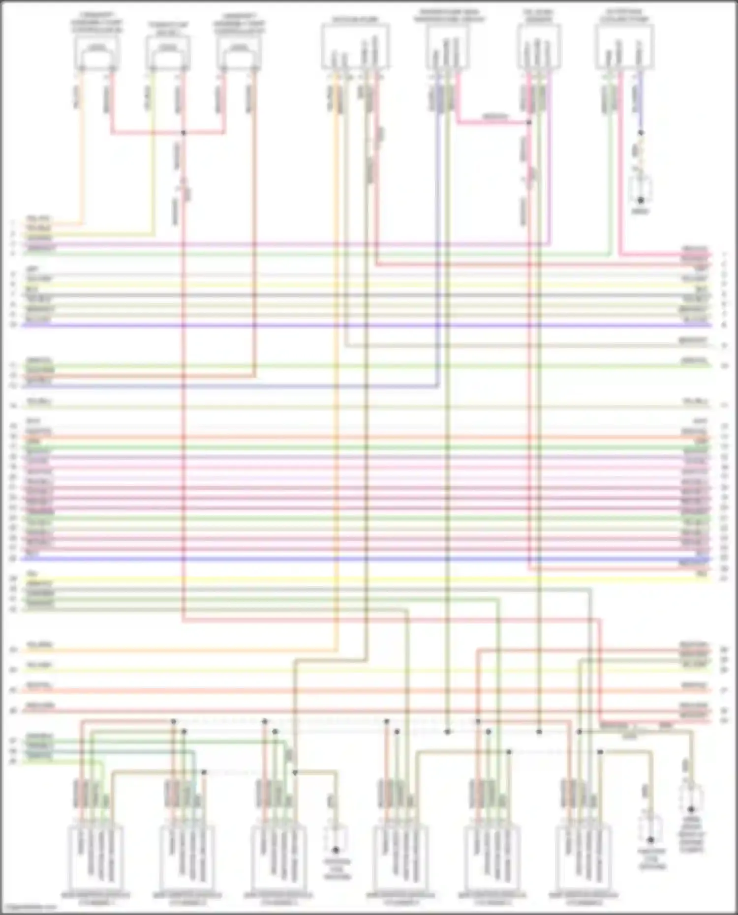Wiring diagram ignition signal for Porsche Panamera GTS 970 facelift (2013-2016) (1 of 1)