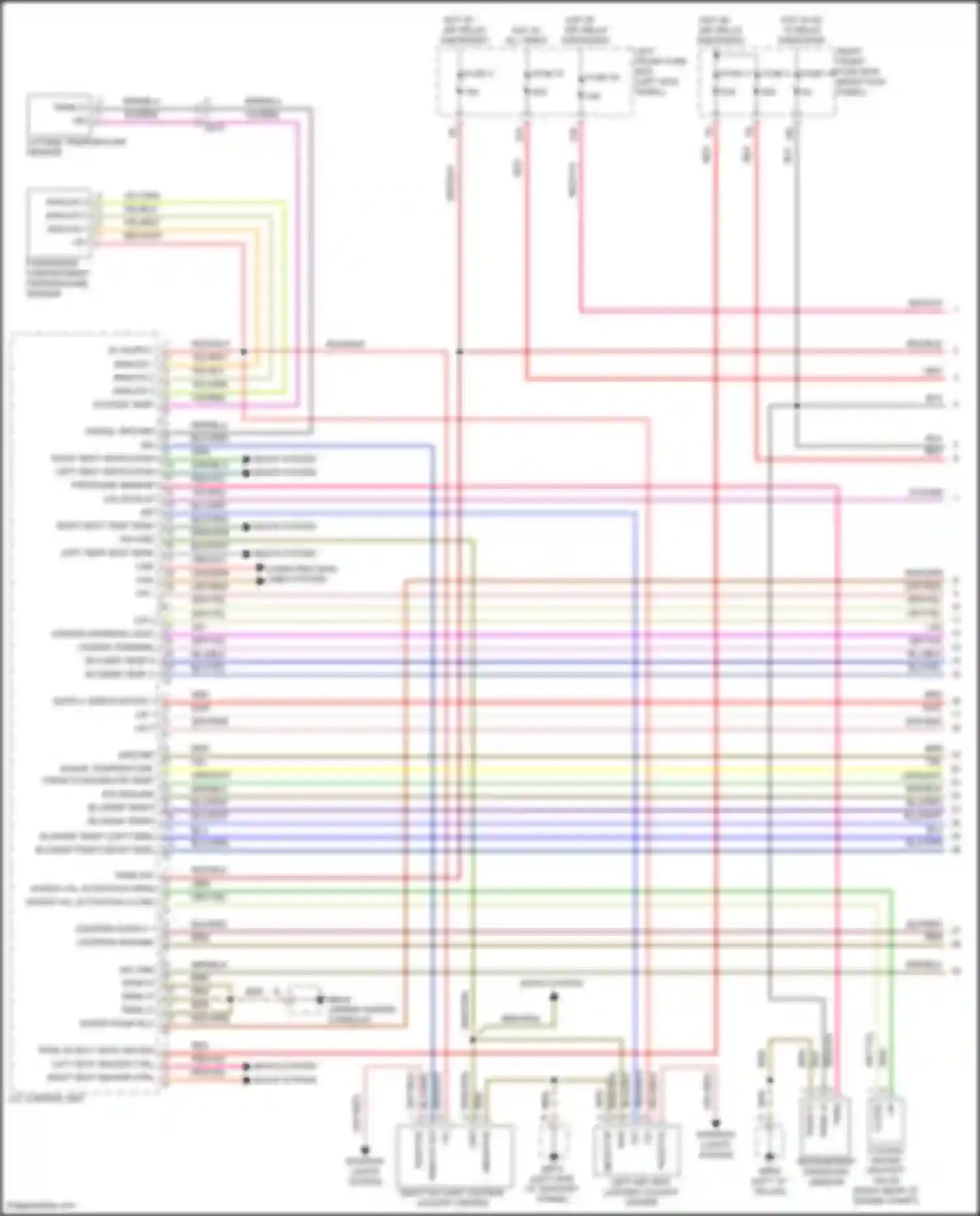 Wiring diagram left temp seat sens for Porsche Panamera GTS 970 facelift (2013-2016) (1 of 1)