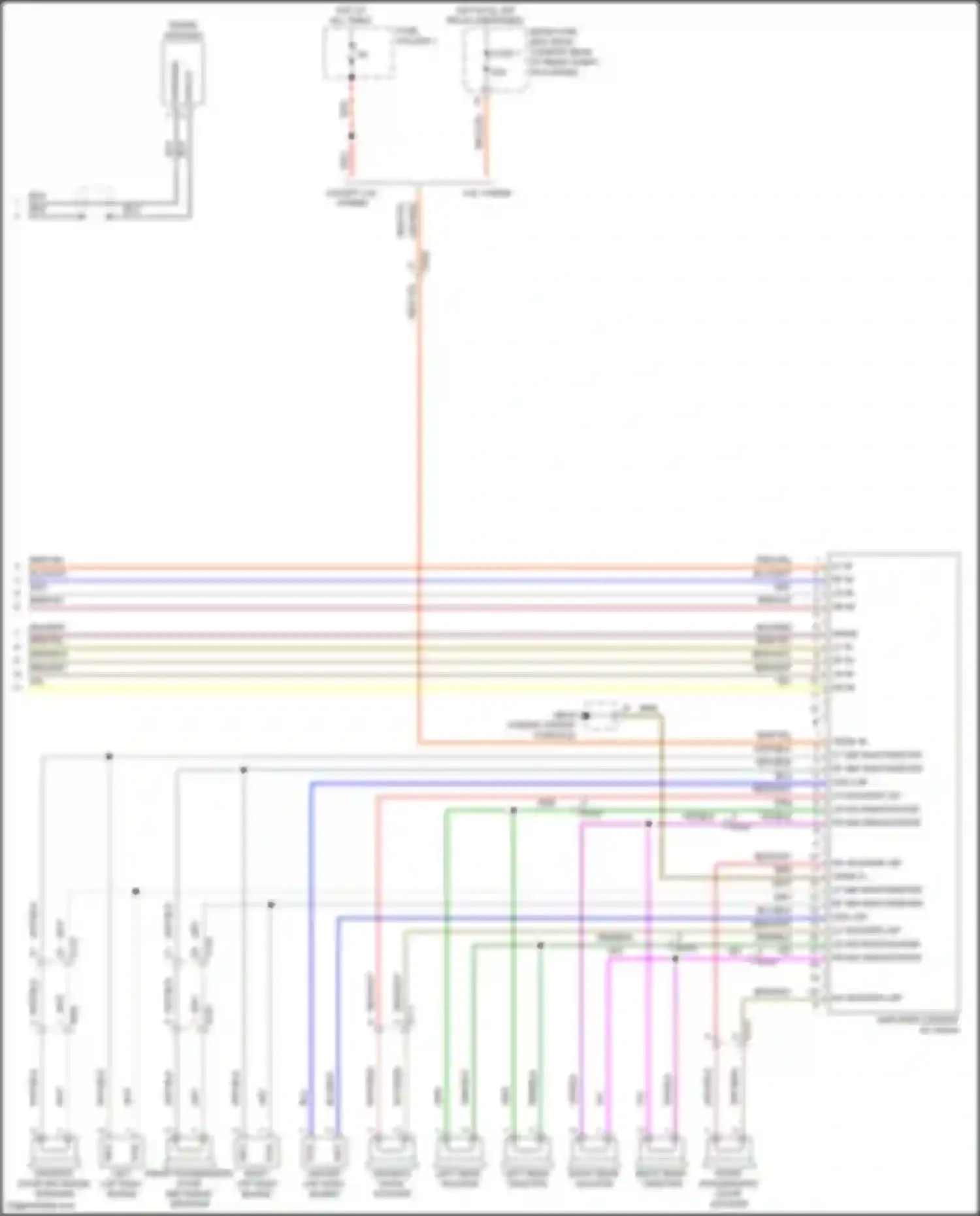 Wiring diagram lf in for Porsche Panamera GTS 970 facelift (2013-2016) (1 of 3)