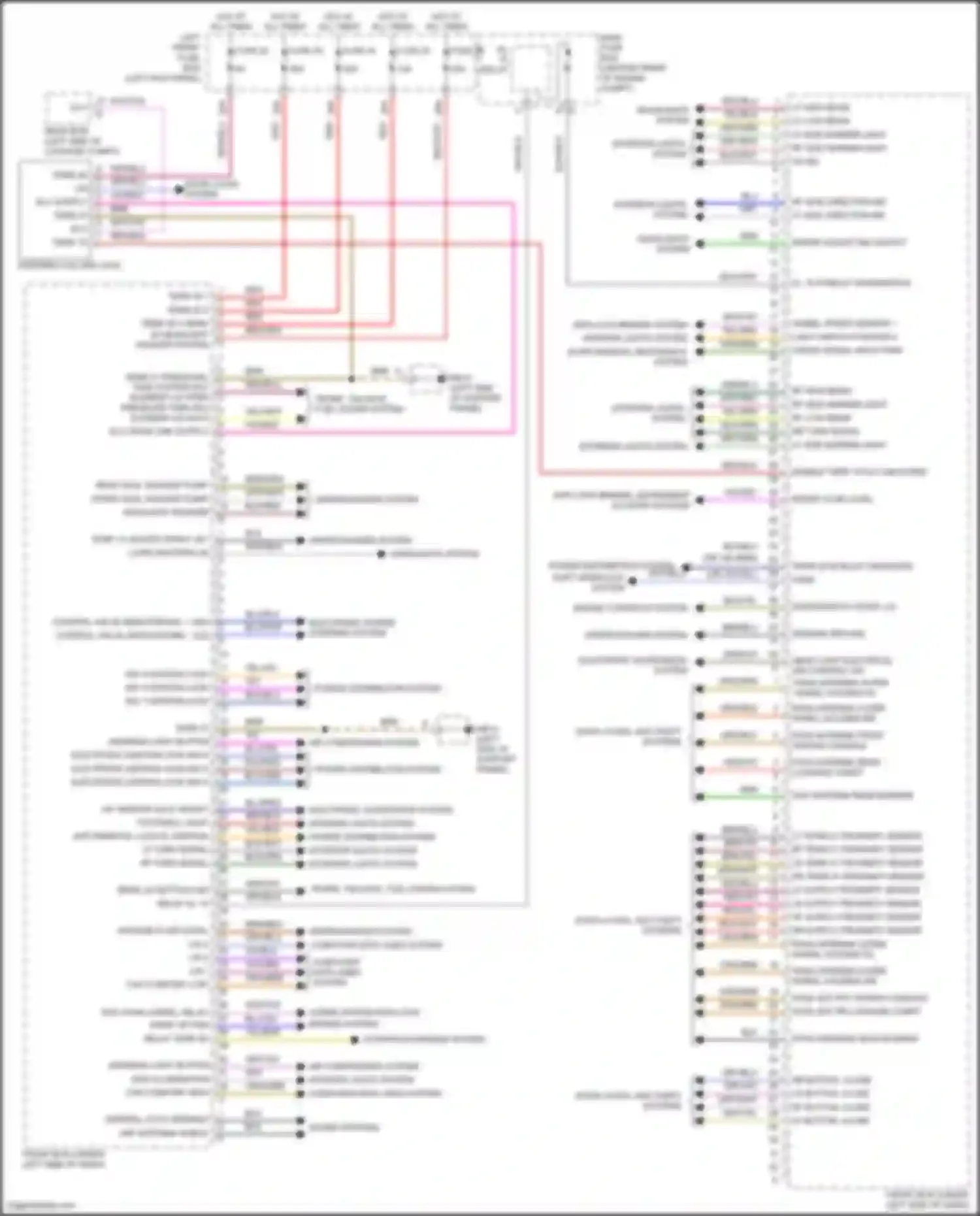 Wiring diagram lf supply proximity sensor for Porsche Panamera GTS 970 facelift (2013-2016) (1 of 1)