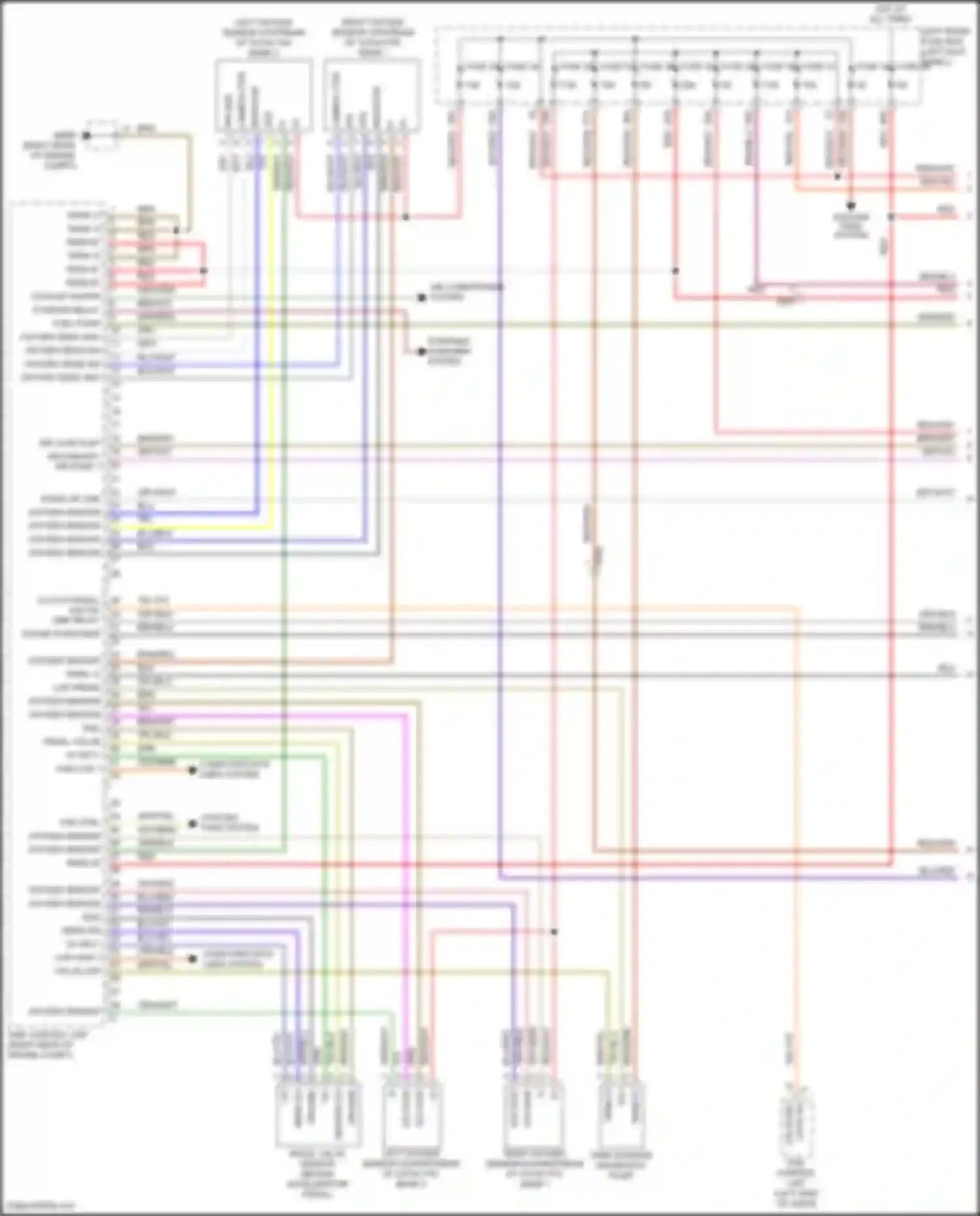 Wiring diagram lock sig for Porsche Panamera GTS 970 facelift (2013-2016) (1 of 2)