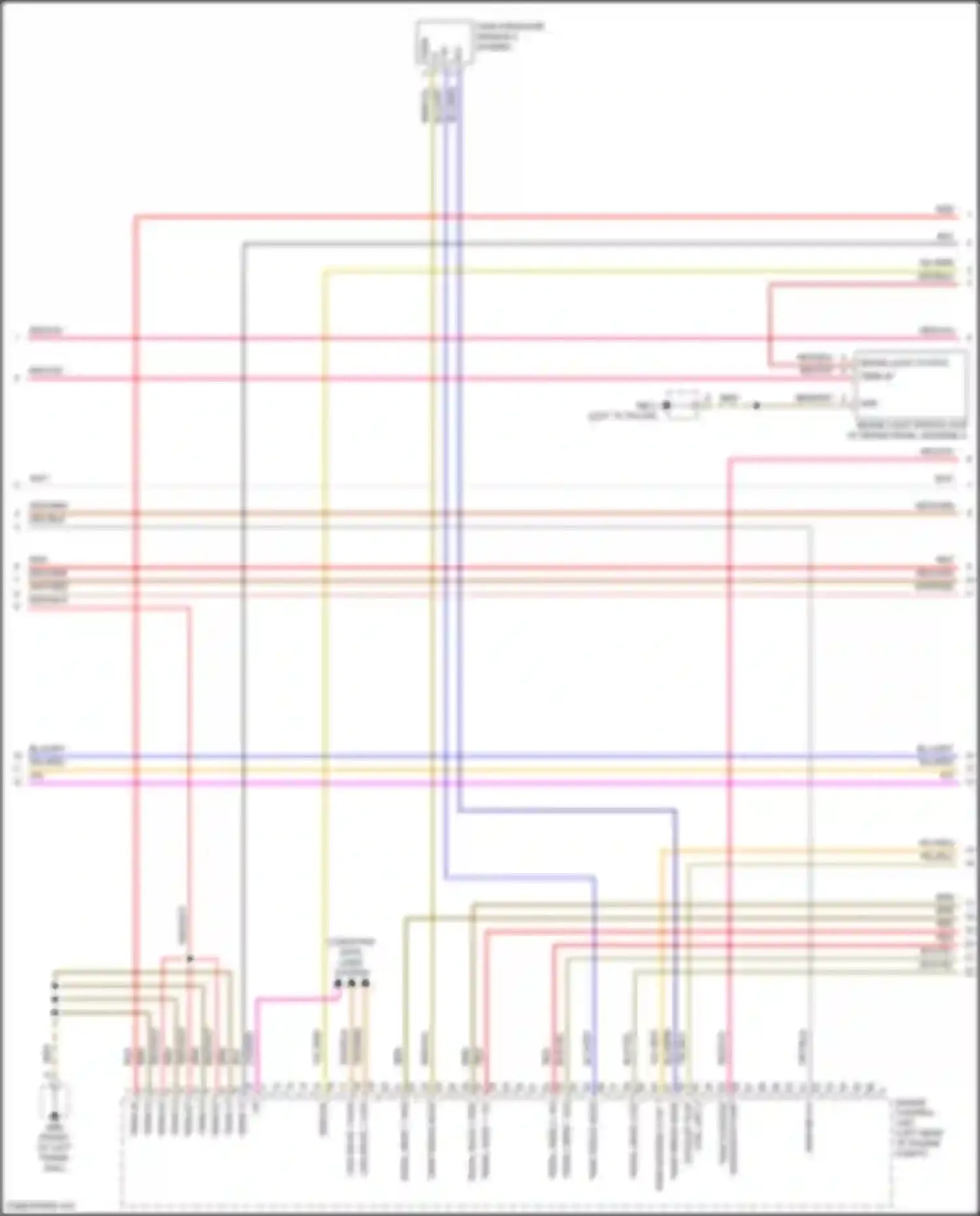 Panamera GTS Porsche 971 (2016-2020): Wiring diagram engine performance 2.9l turbo (5 of 8)