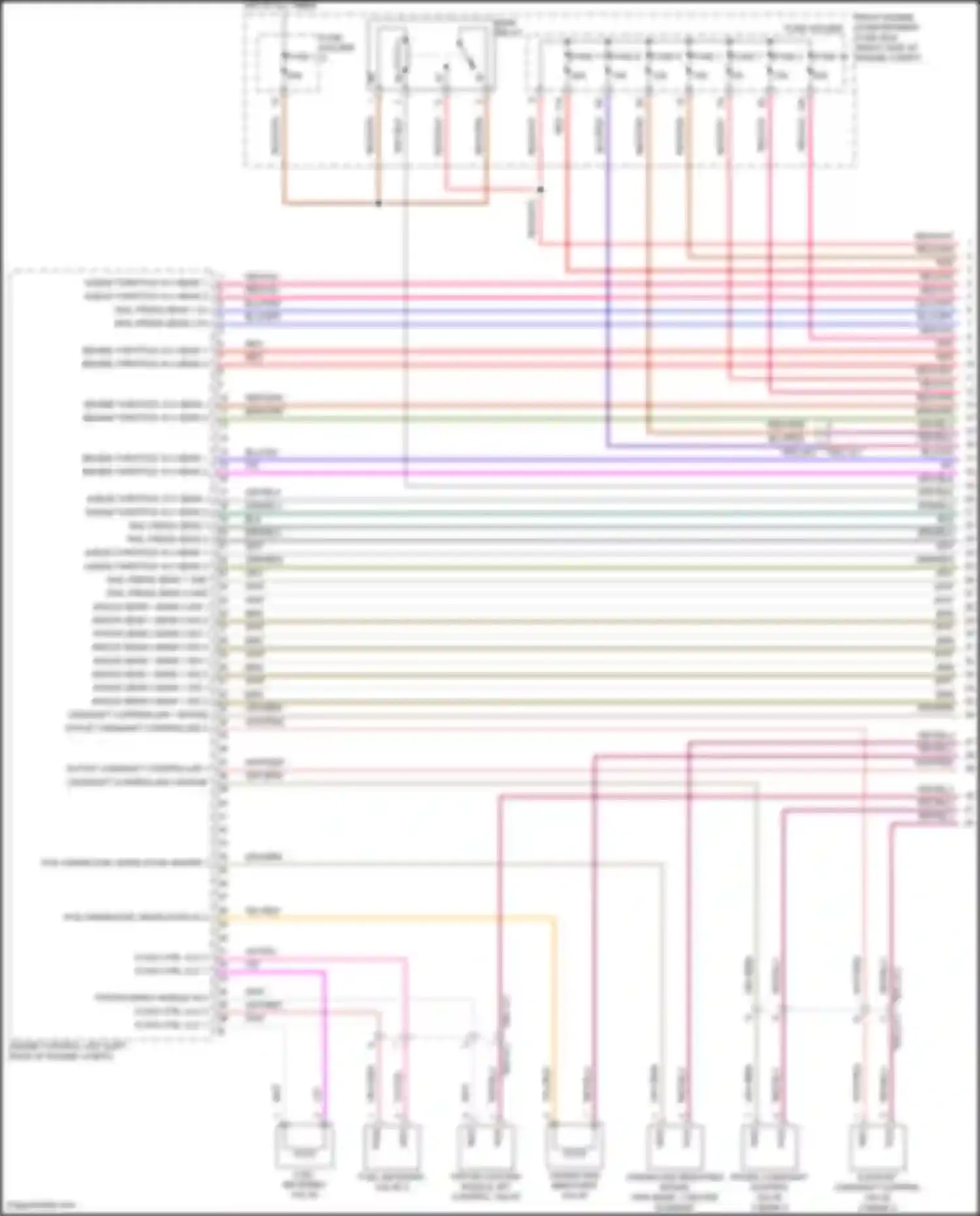 Panamera GTS Porsche 971 (2016-2020): Wiring diagram engine performance 4.0l turbo (1 of 9)