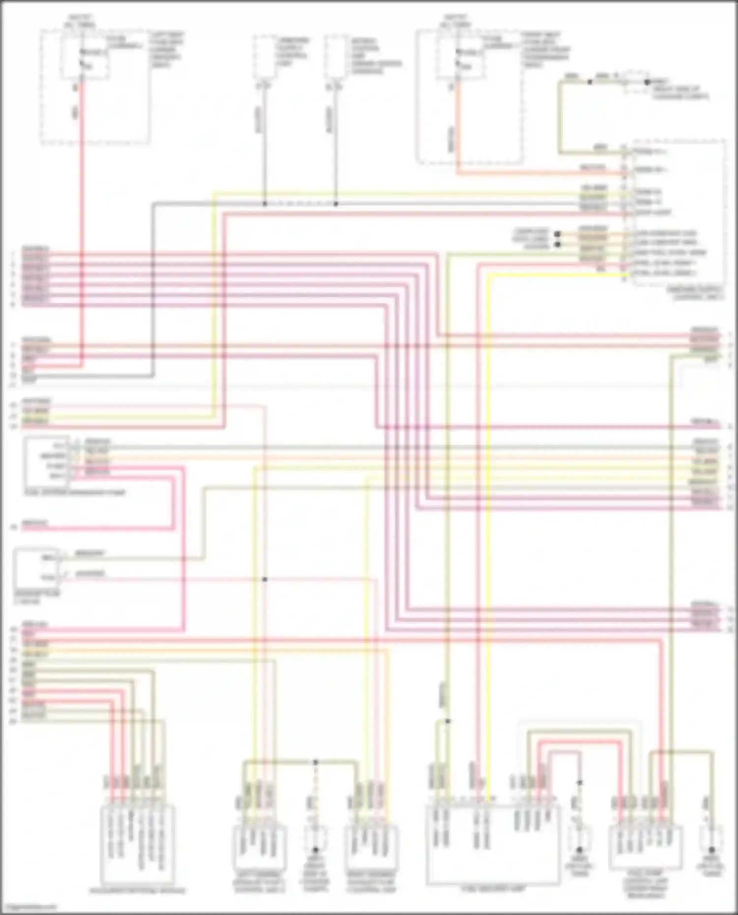 Panamera GTS Porsche 971 (2016-2020): Wiring diagram engine performance 4.0l turbo (7 of 9)