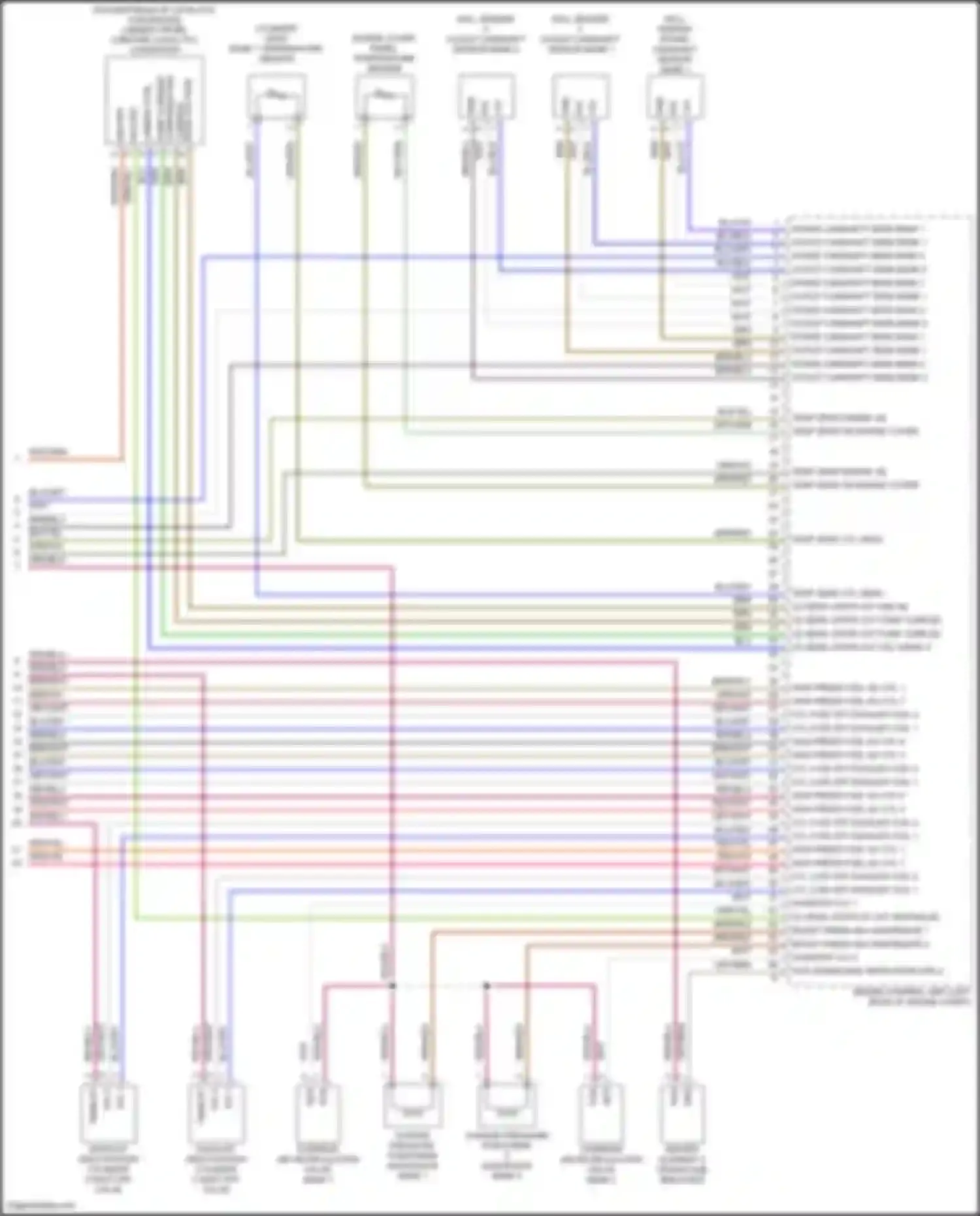 Panamera GTS Porsche 971 (2016-2020): Wiring diagram engine performance 4.0l turbo (9 of 9)