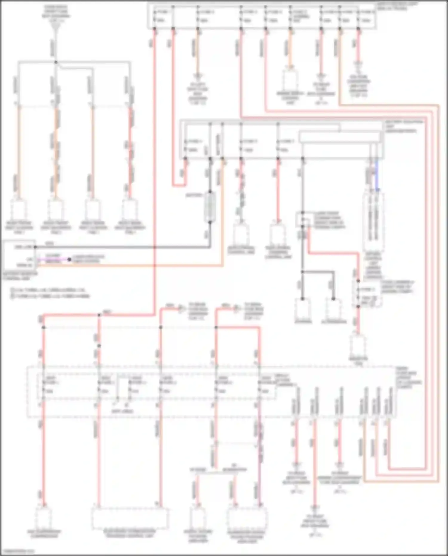 Panamera GTS Porsche 971 (2016-2020): Power distribution circuit (1 of 11)