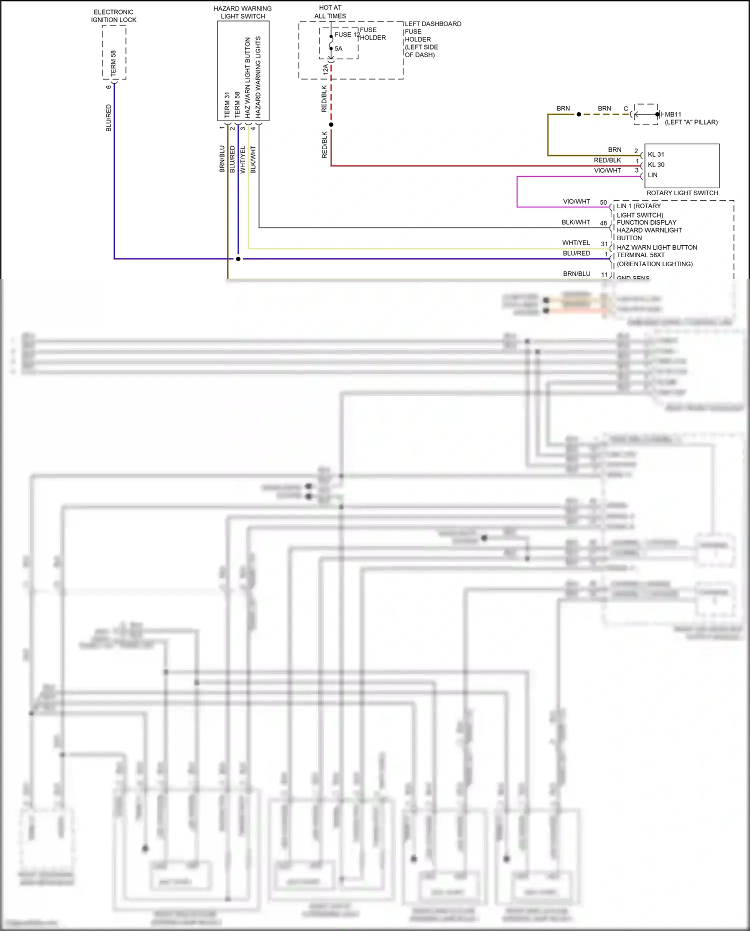 Porsche Panamera GTS 971 (2016-2020) computer data lines system wiring diagram  (73 of 136)