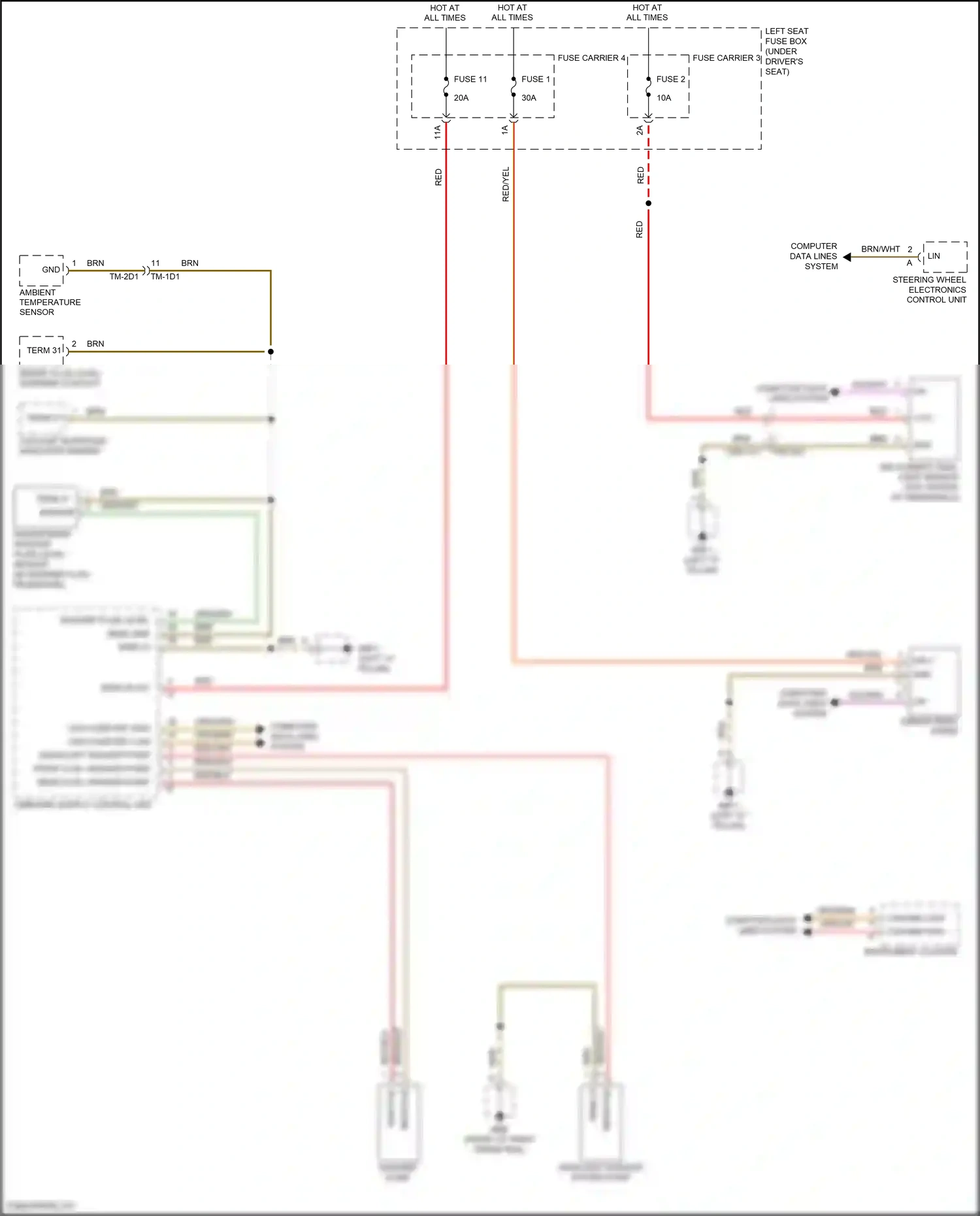 Porsche Panamera GTS 971 (2016-2020) computer data lines system wiring diagram  (62 of 136)