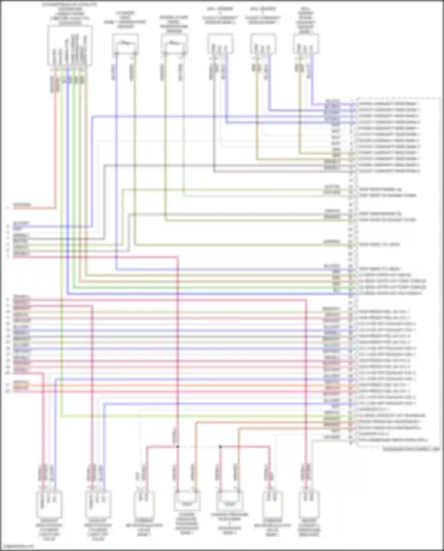 Panamera Turbo S Porsche 971 facelift (2020-2023): Wiring diagram engine performance 4.0l turbo hybrid, engine controls circuit (9 of 9)
