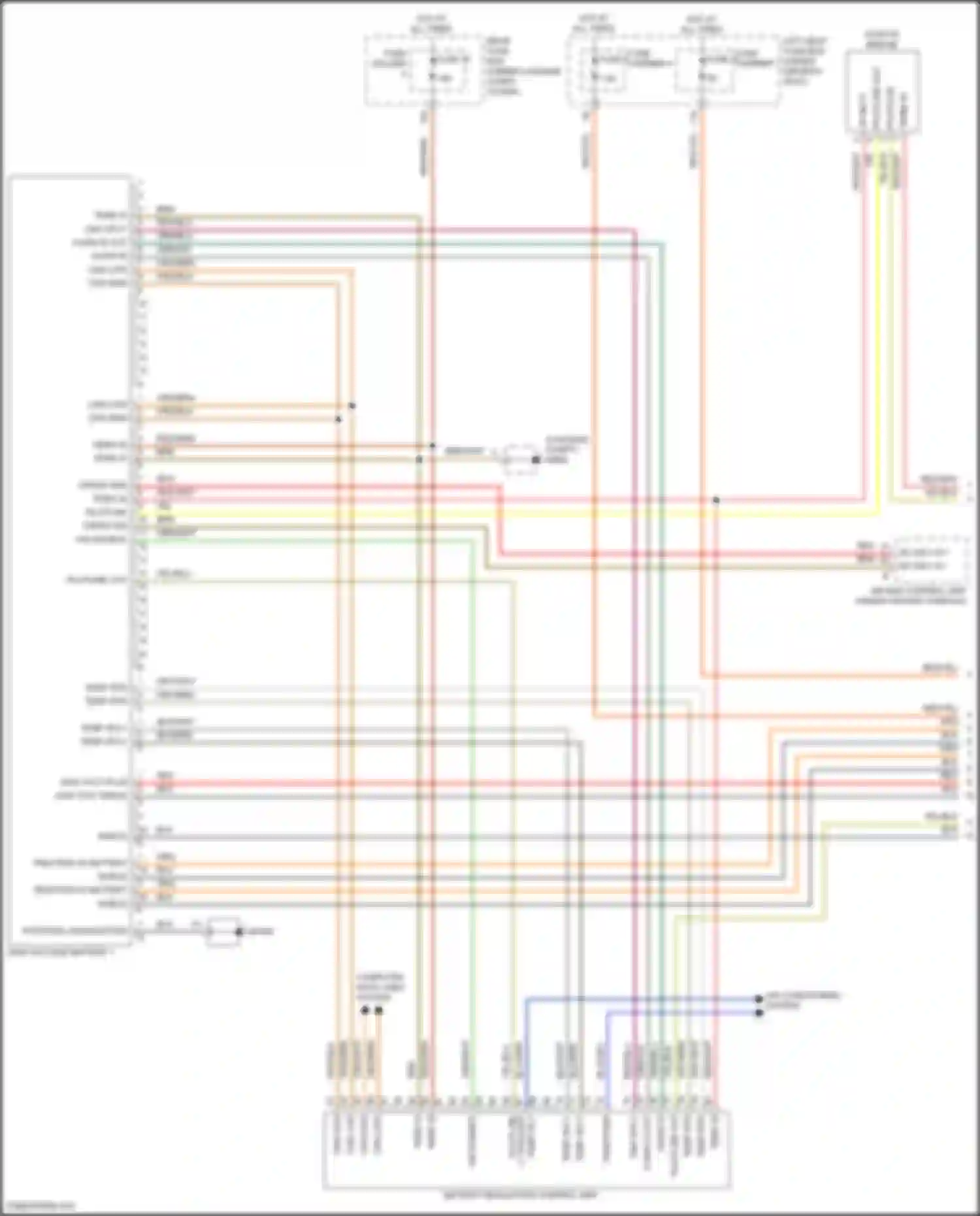 Panamera Turbo S Porsche 971 facelift (2020-2023): Wiring diagram engine performance 4.0l turbo hybrid, hybrid system circuit (1 of 4)