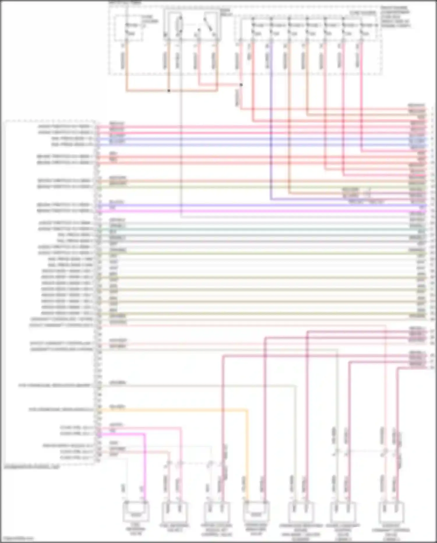Panamera Turbo S Porsche 971 facelift (2020-2023): Wiring diagram engine performance 4.0l turbo (1 of 9)