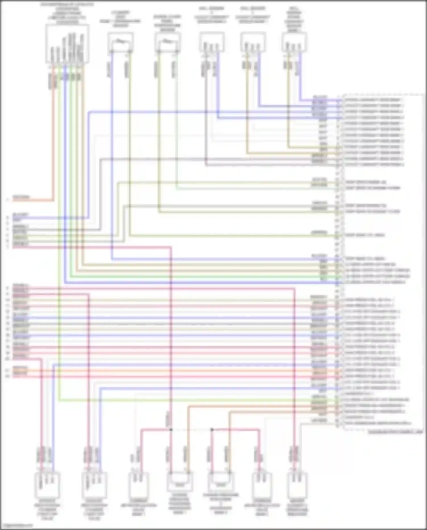 Panamera Turbo S Porsche 971 facelift (2020-2023): Wiring diagram engine performance 4.0l turbo (9 of 9)