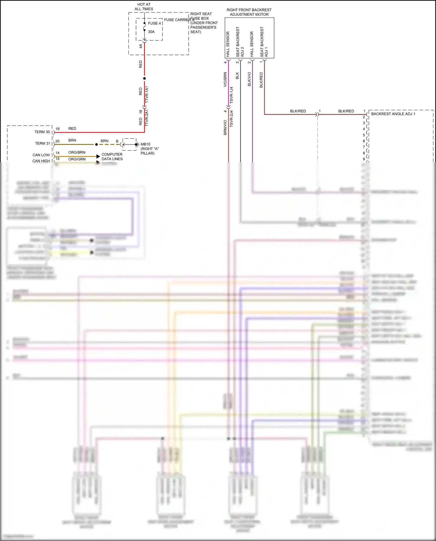 Wiring diagram computer data lines system for Porsche Panamera Turbo S 971 facelift (2020-2023) (37 of 138)